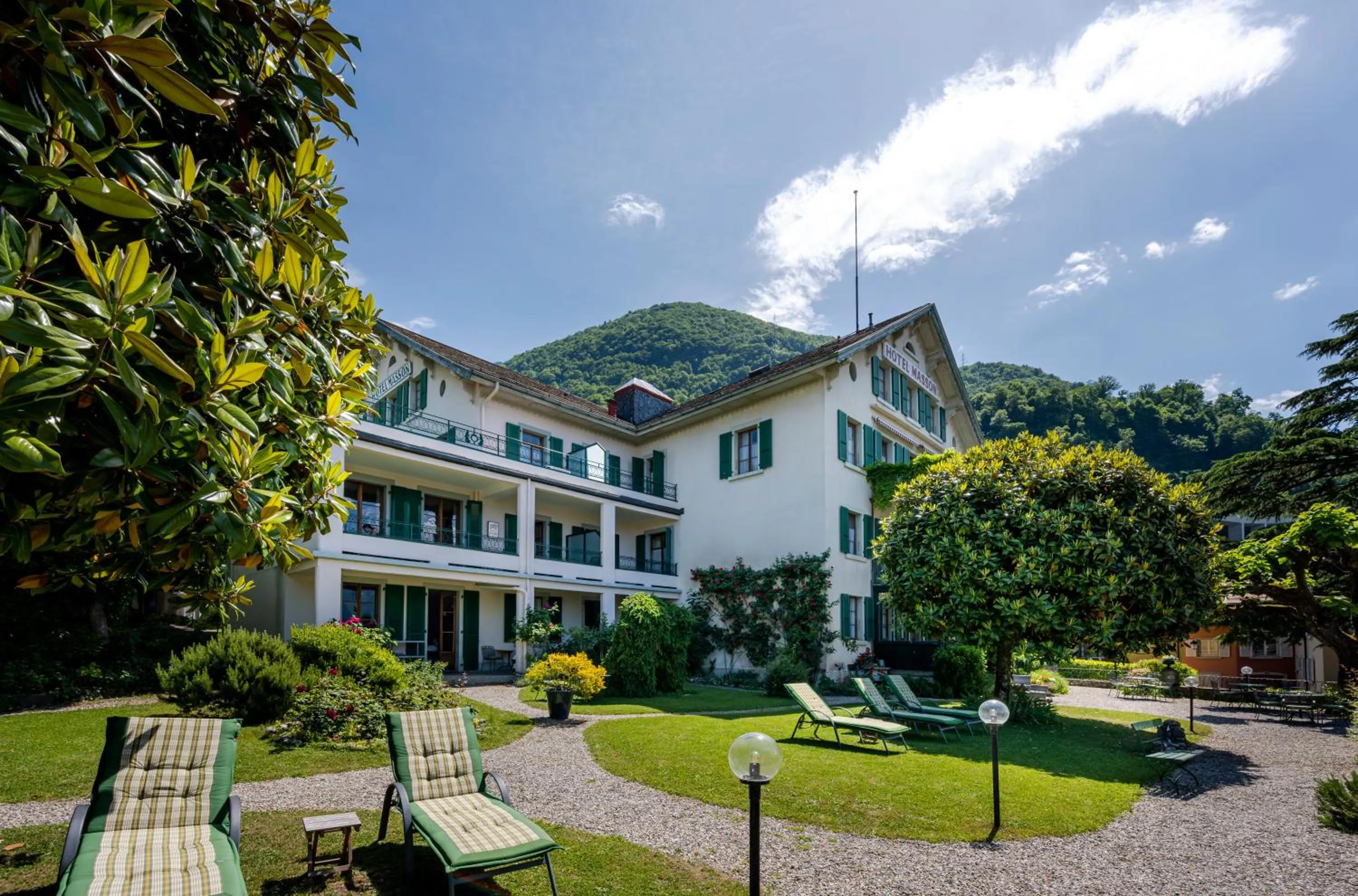 Property building in Swiss Historic Hotel Masson