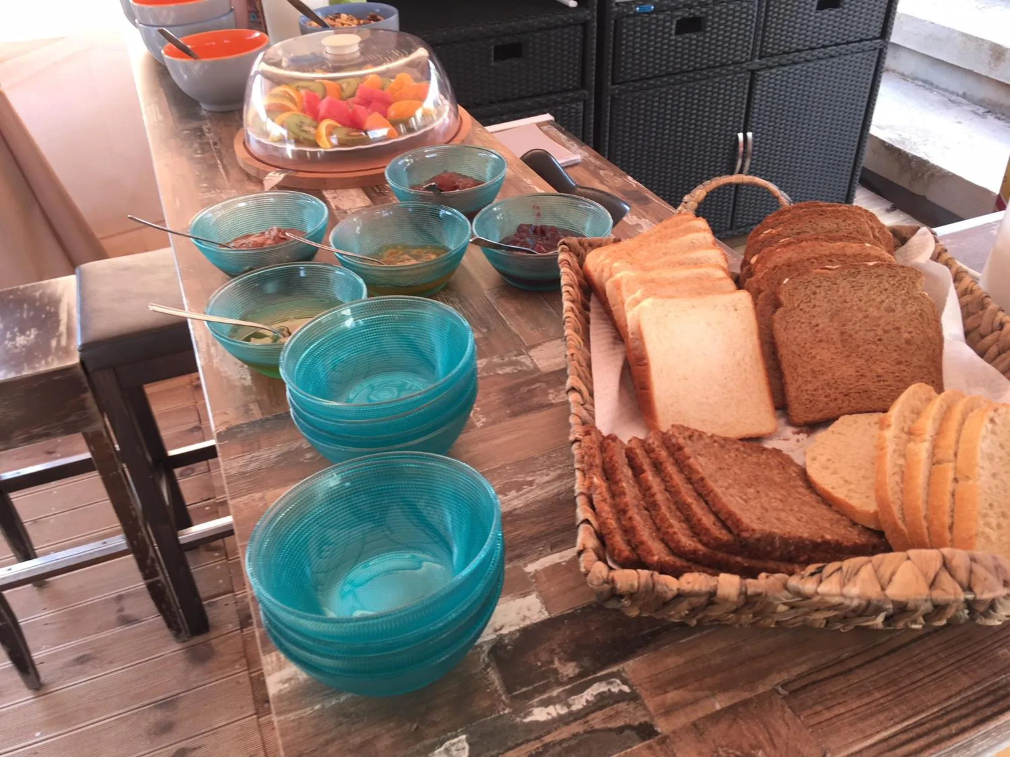 Breakfast in Anissaras Beach Appartement