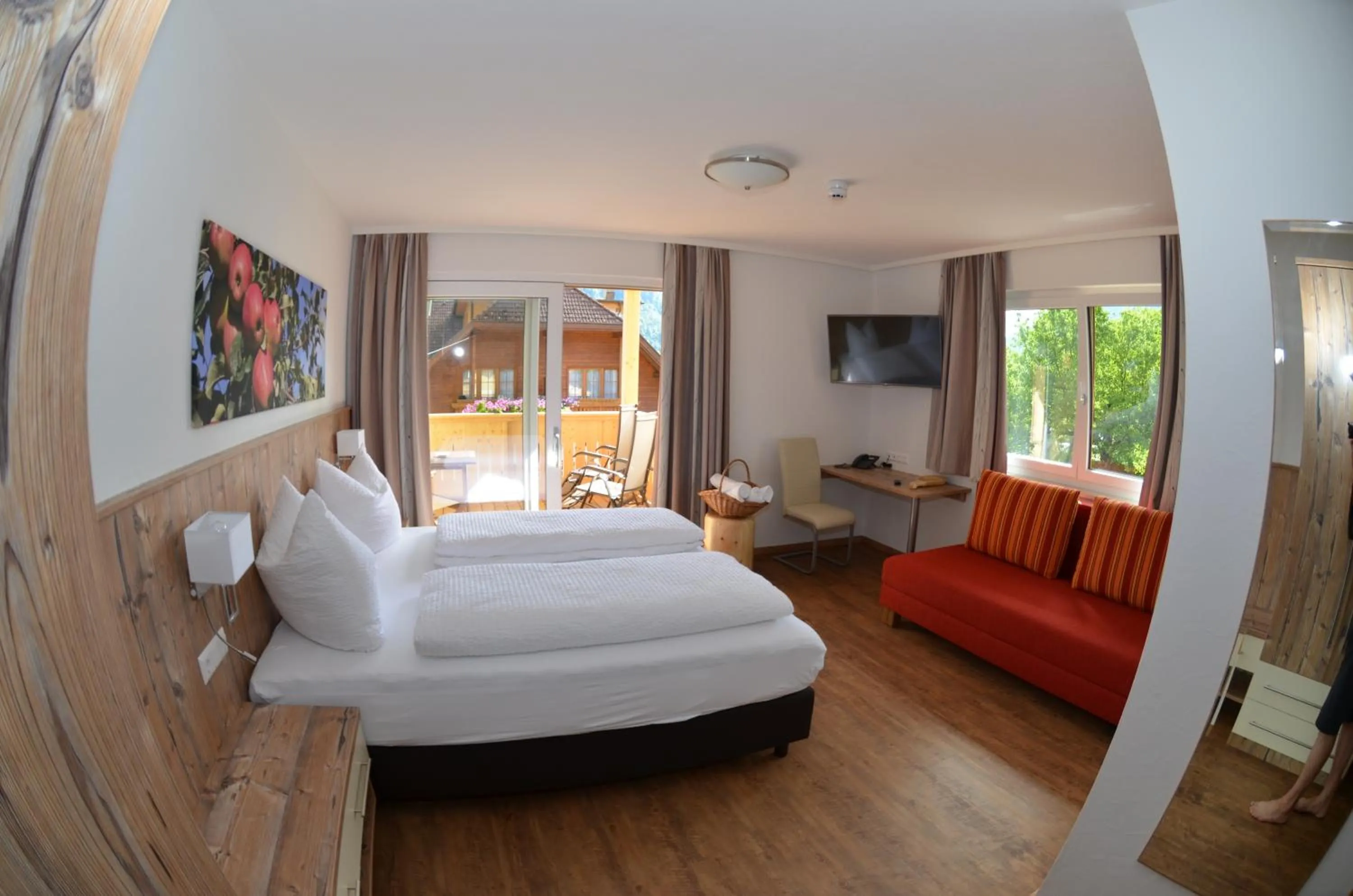 Bedroom, Bed in Wellness Landhaus Parth