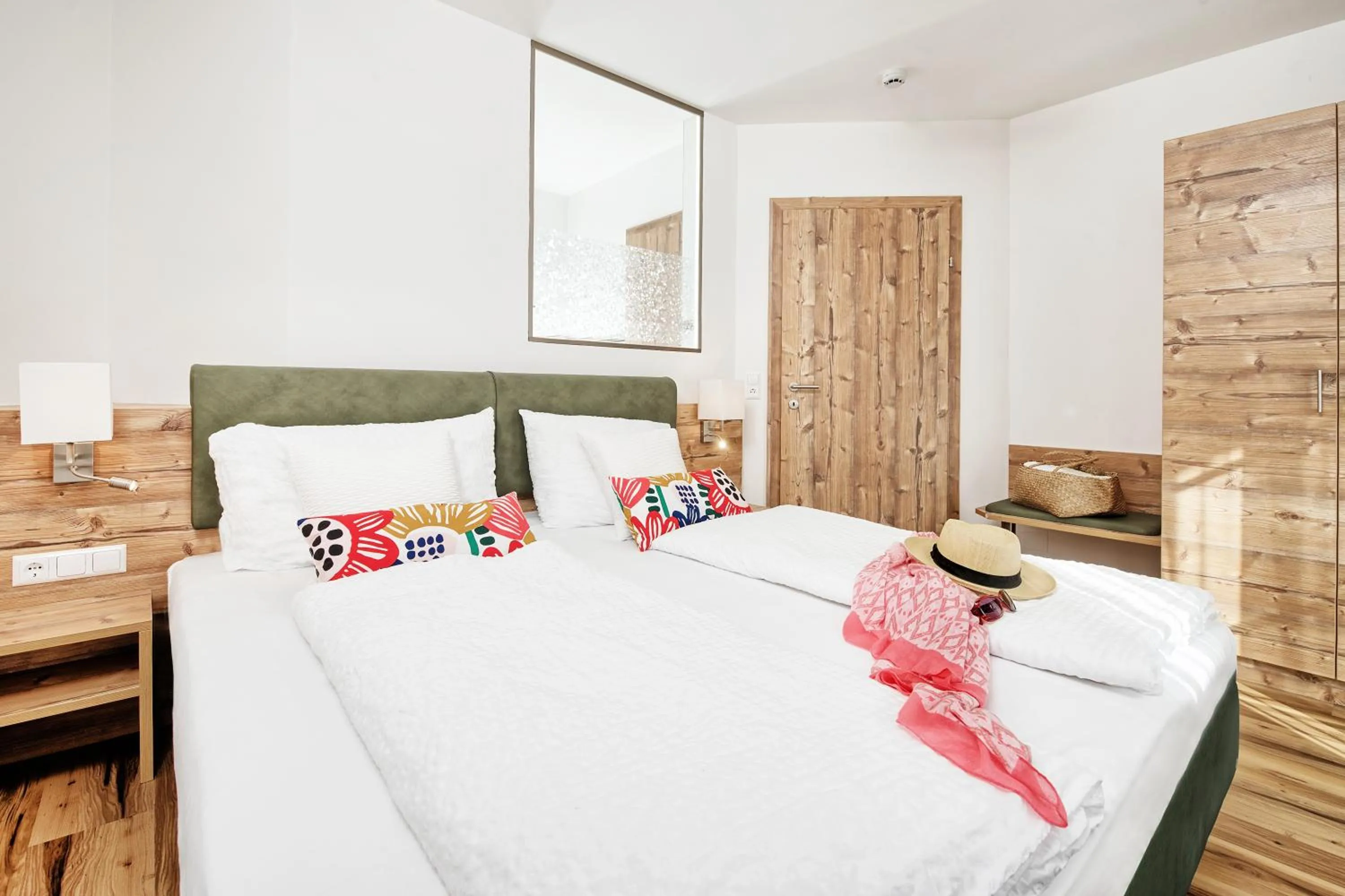 Bedroom, Bed in Wellness Landhaus Parth