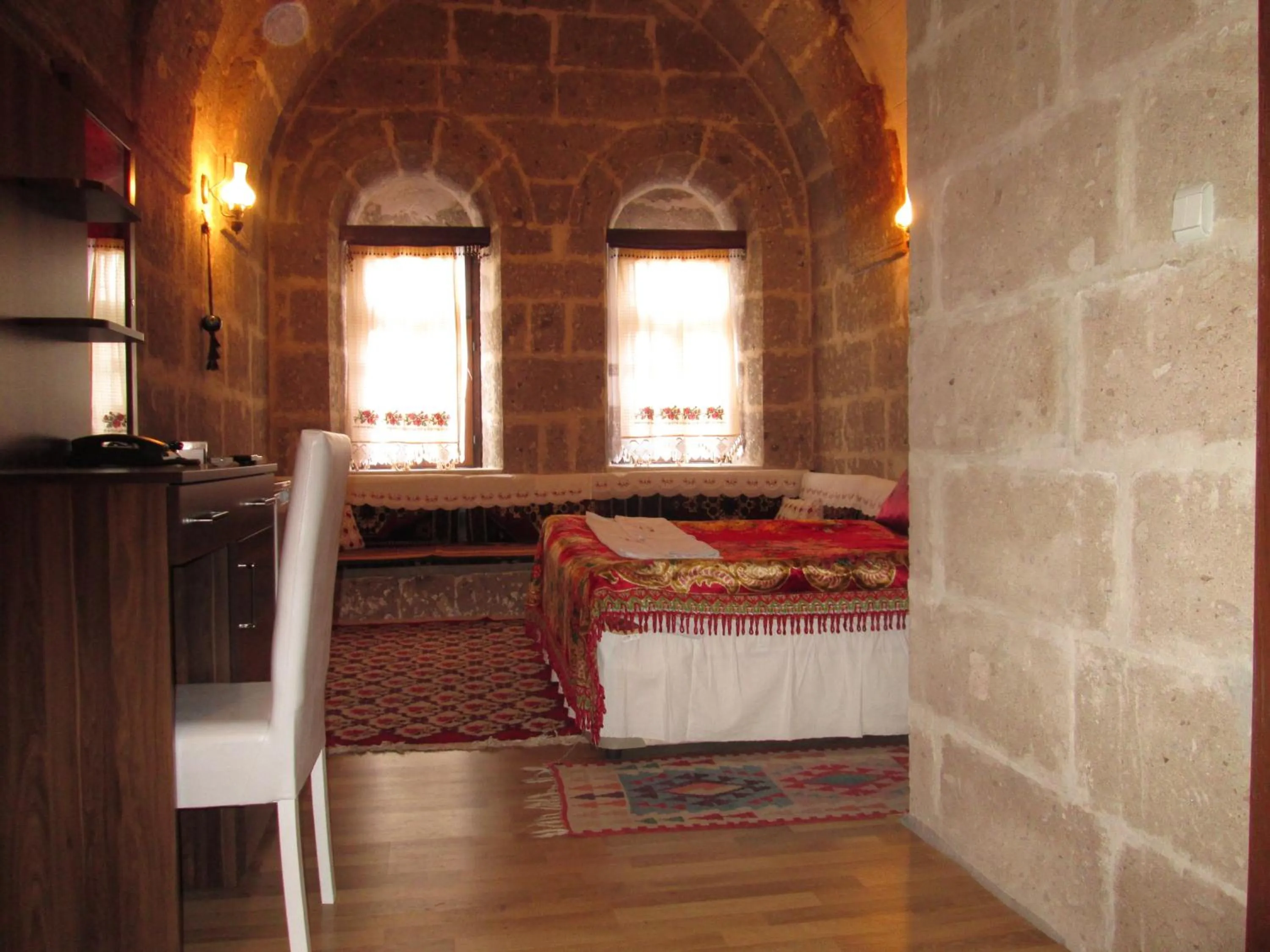 Bed in Osmanoglu Hotel