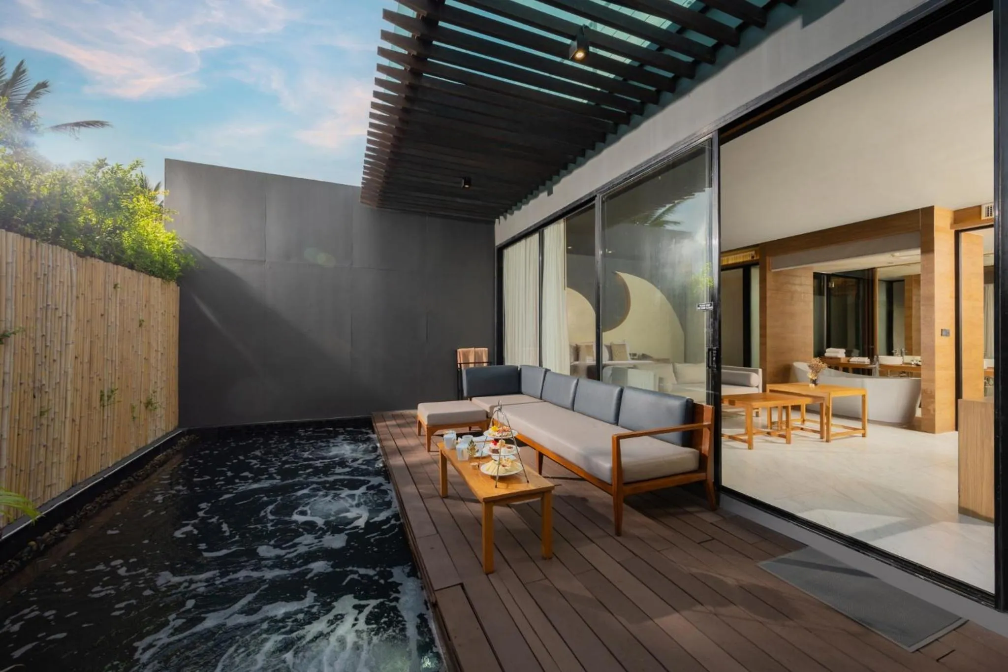 Seating area, Bed in The Yana Villas Hua Hin