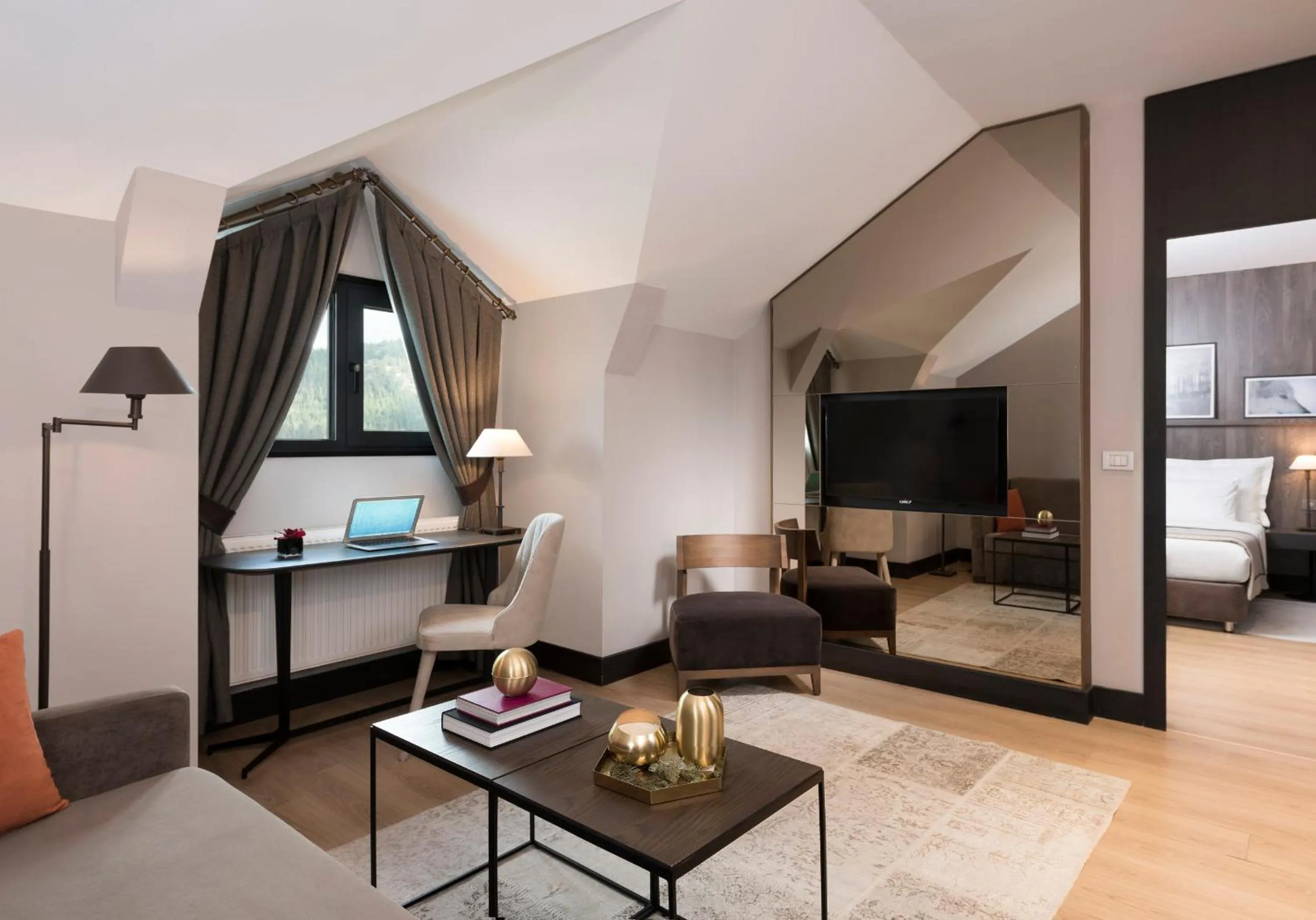 Bed in Ilgaz Mountain Resort Hotel