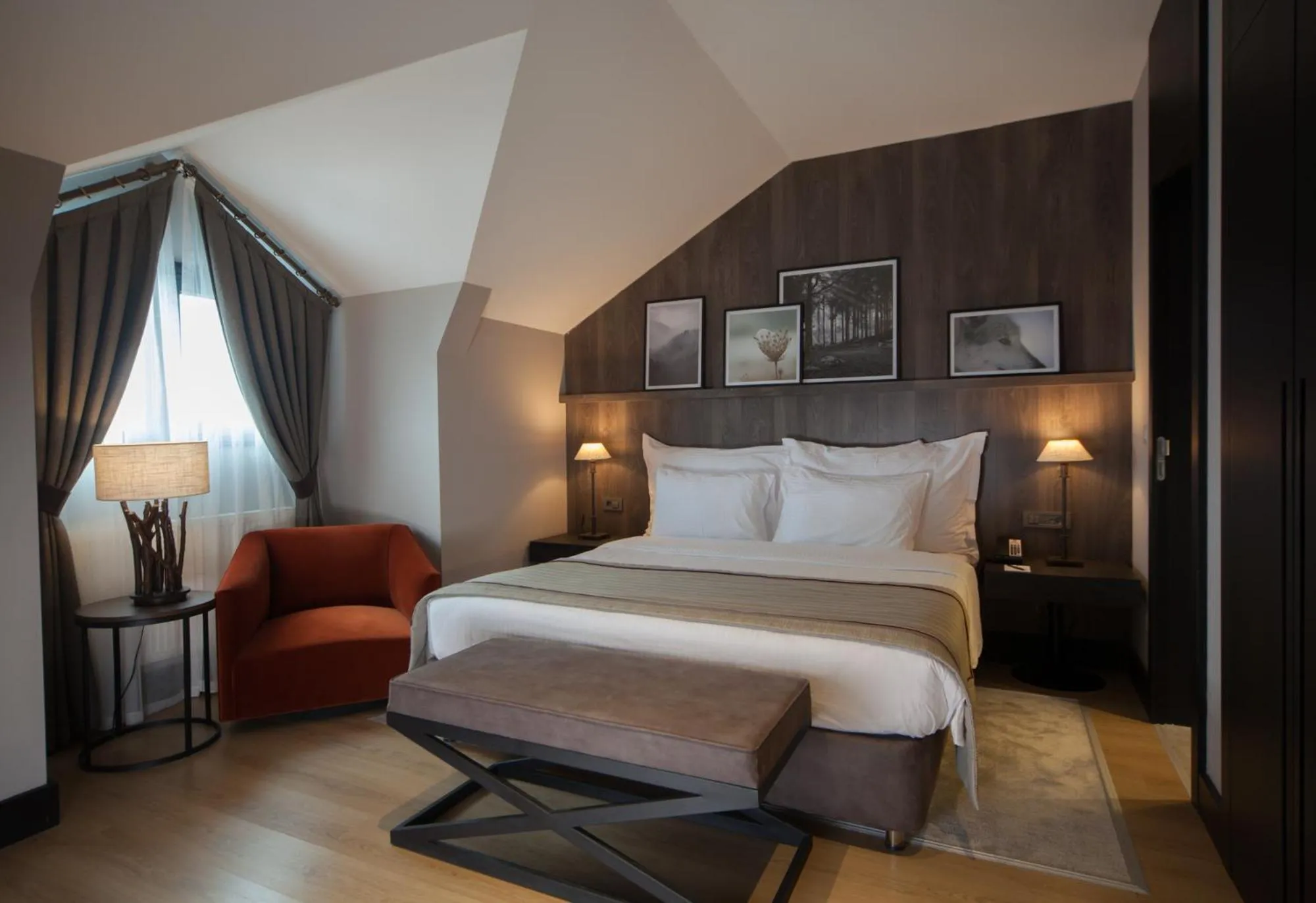 Bed in Ilgaz Mountain Resort Hotel