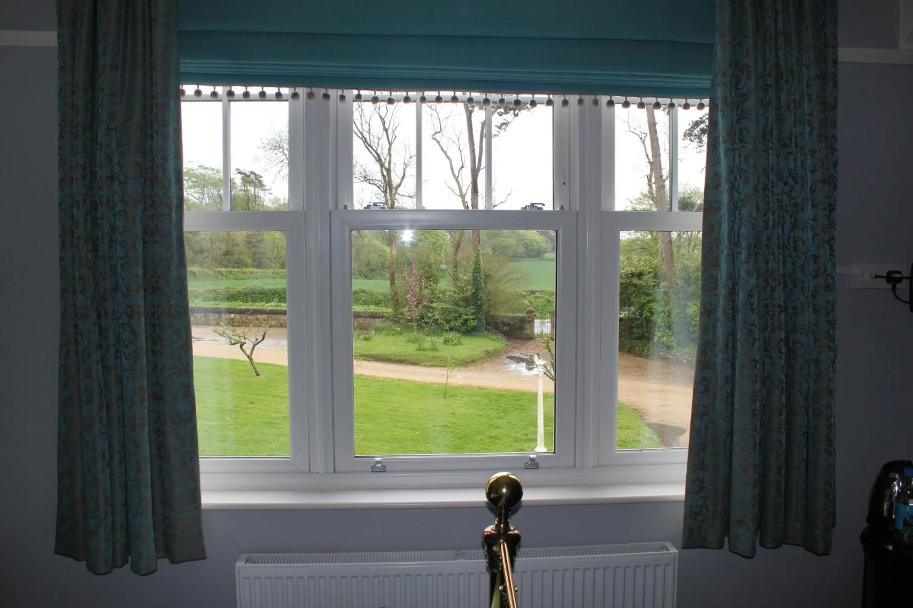 Garden view in Dower House Hotel