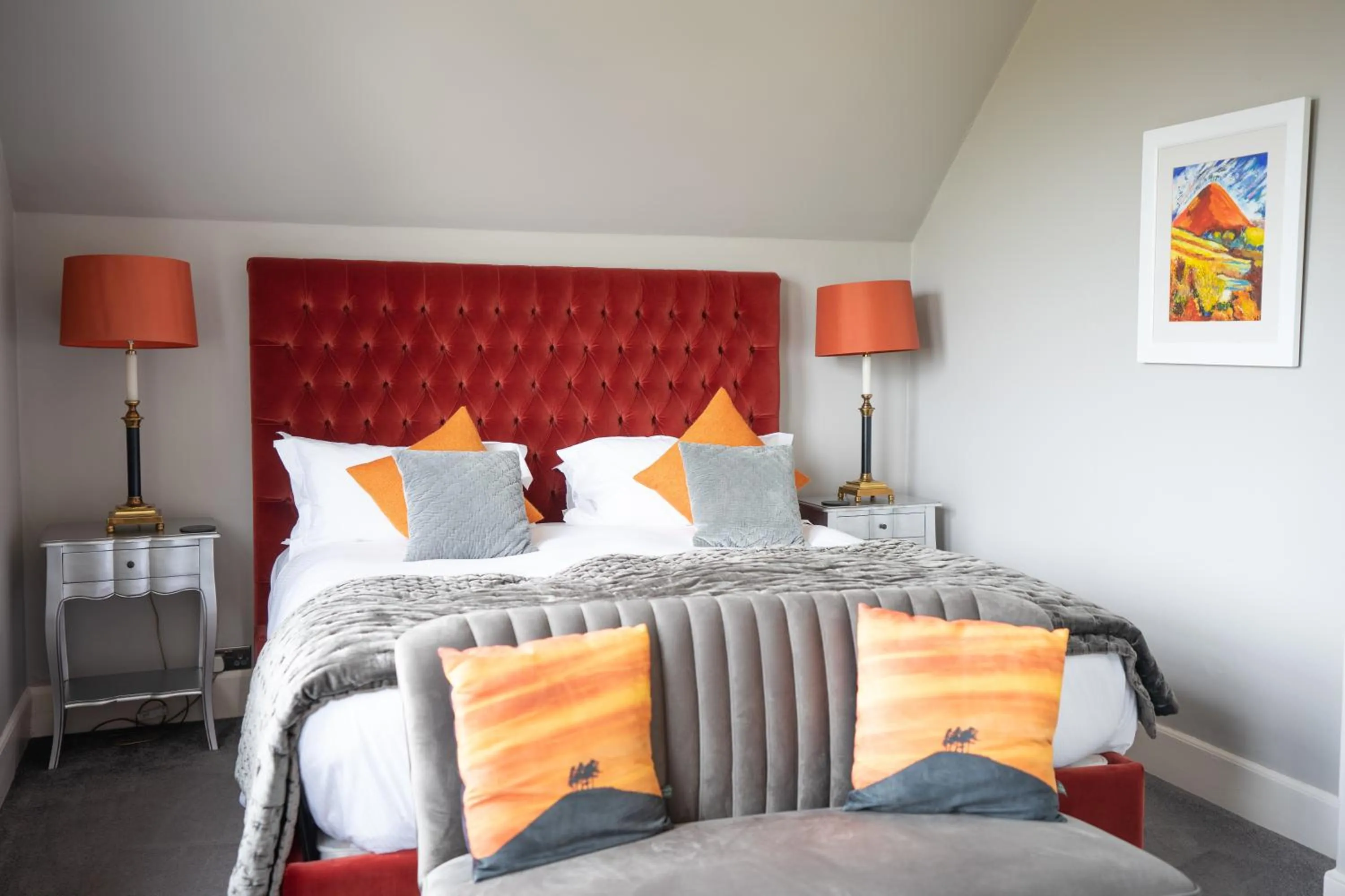 Bed in Dower House Hotel