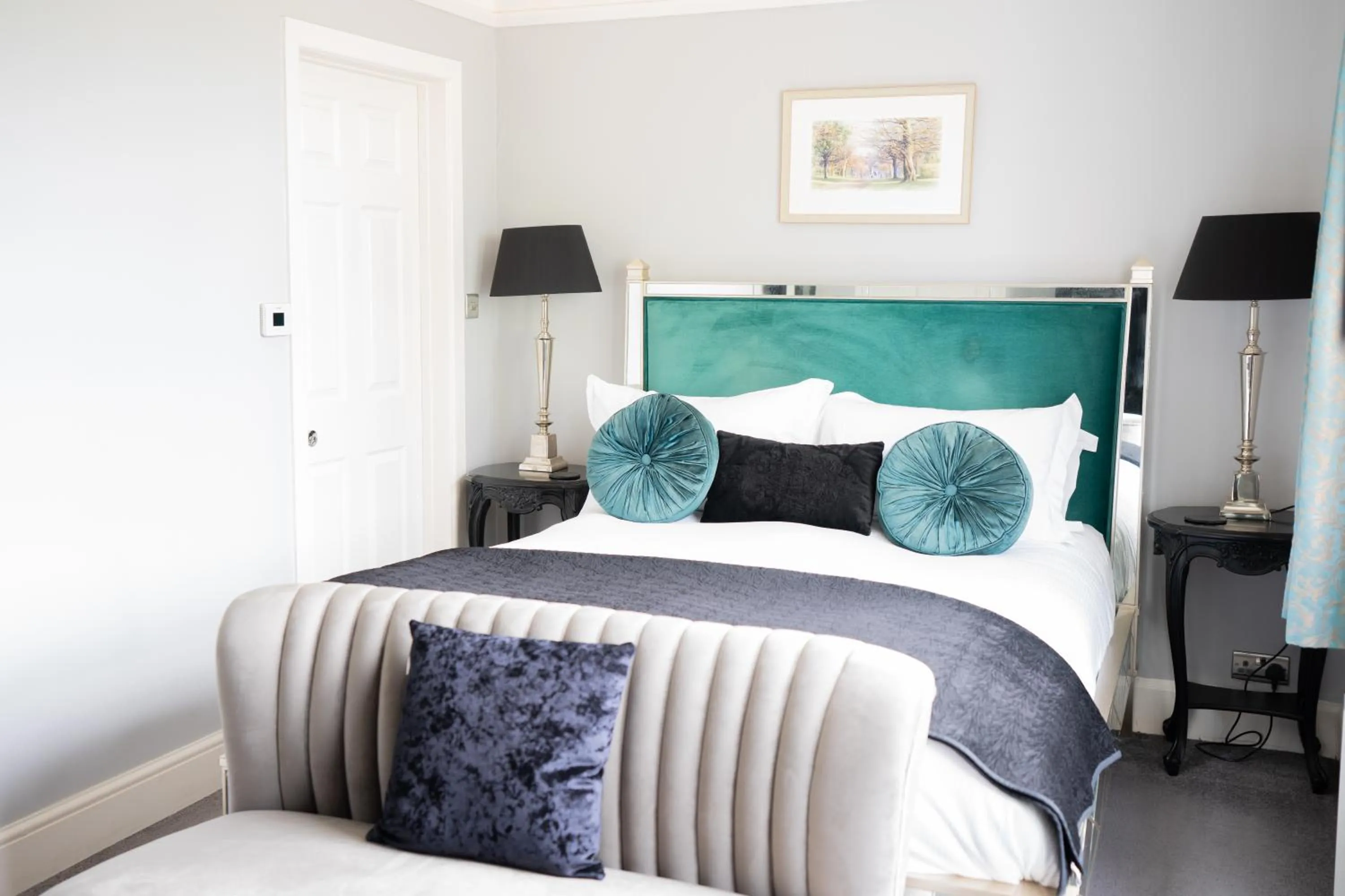 Bed in Dower House Hotel