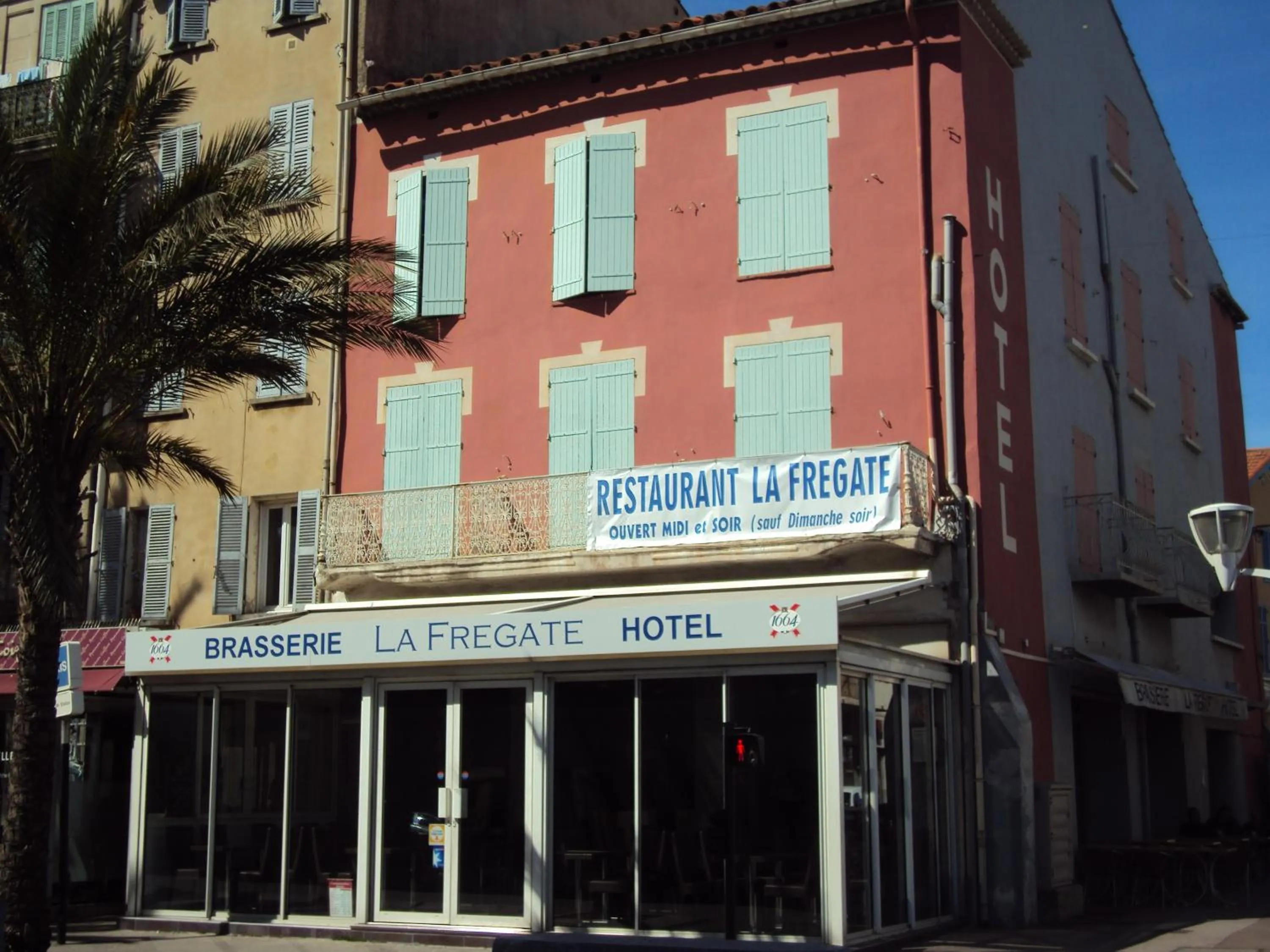 Property building in Hotel Restaurant La Frégate