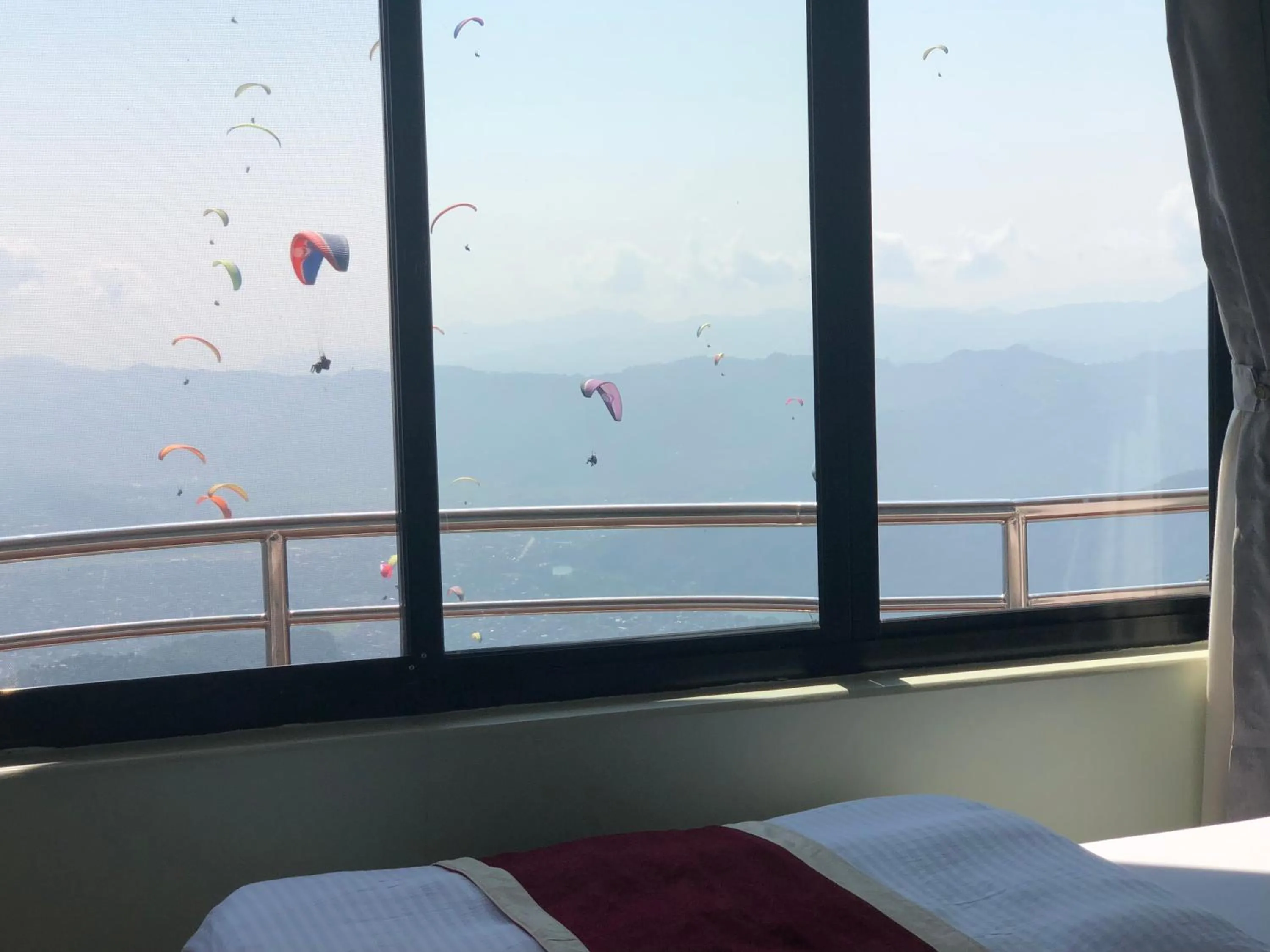 Bed in Hotel Pristine Himalaya