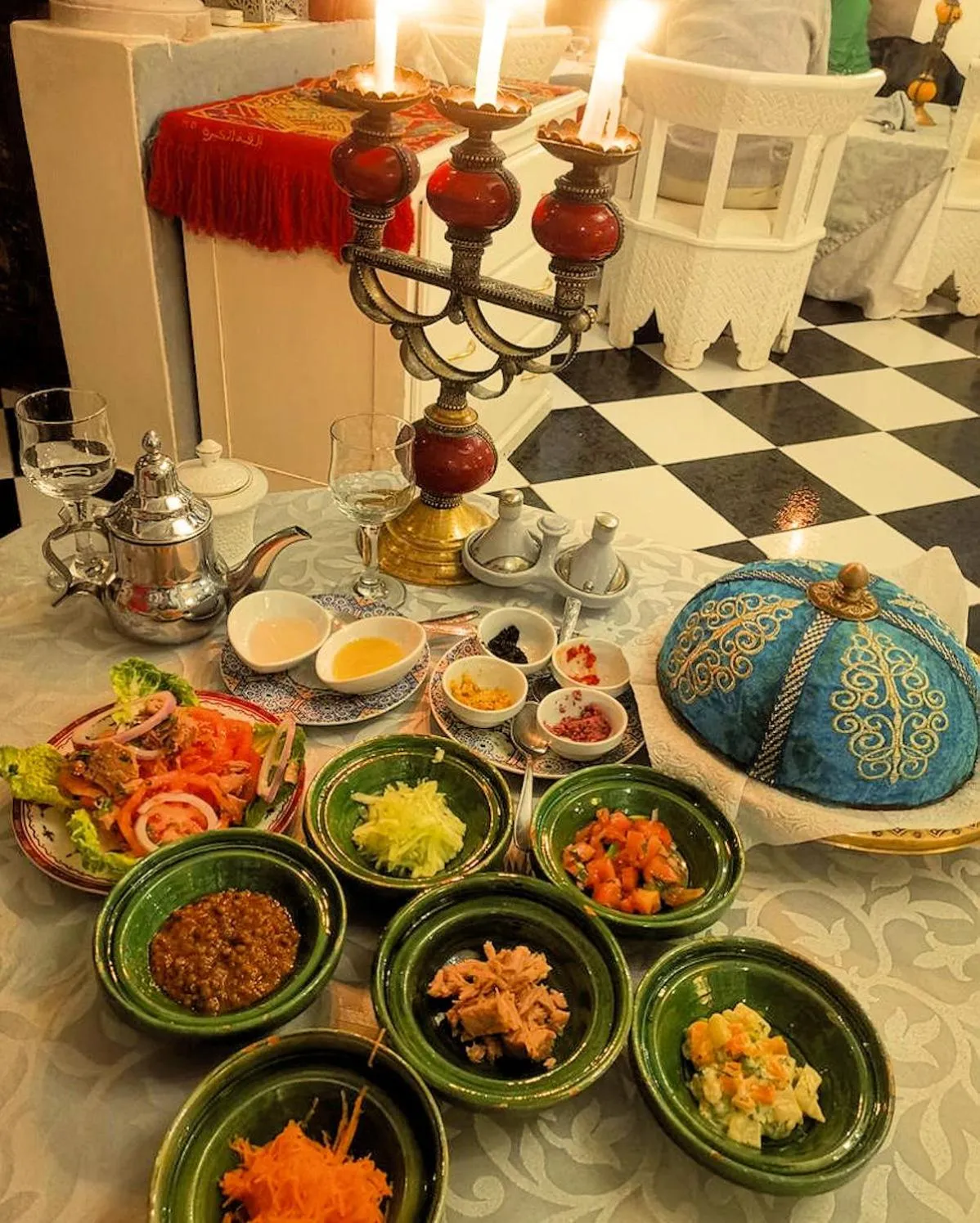 Food close-up in Riad Dar Sofian
