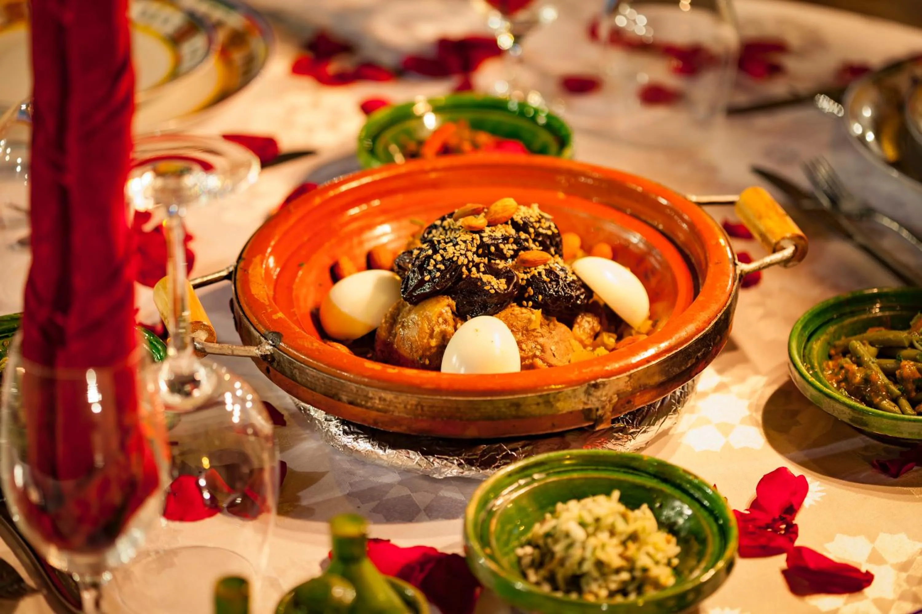 Food close-up in Riad Dar Sofian