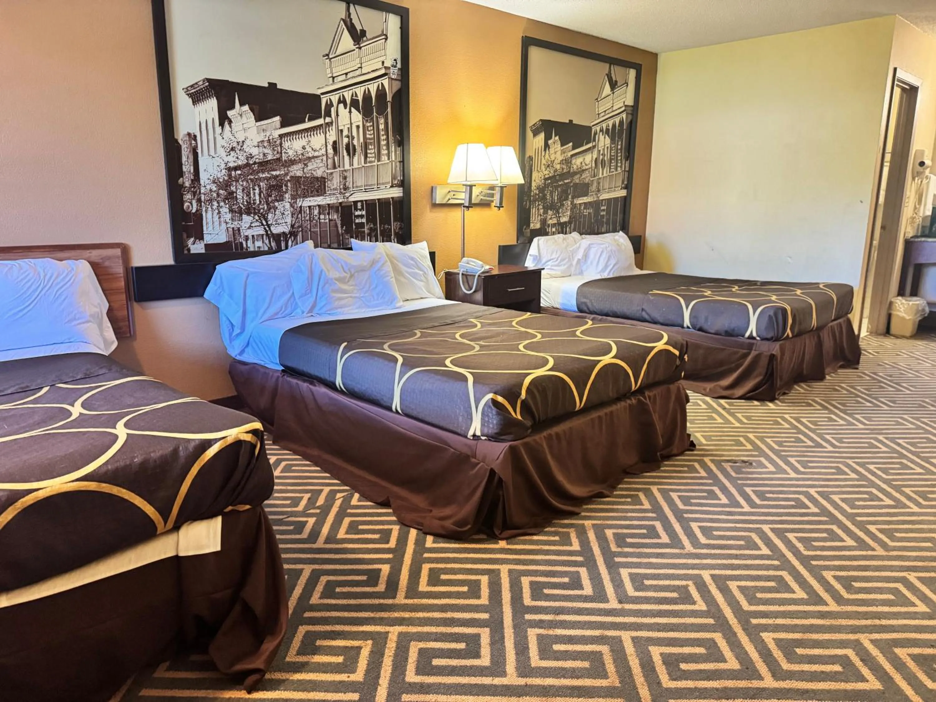 Bed in Super 8 by Wyndham Laurel