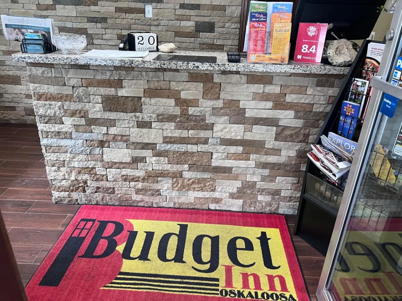 Lobby or reception in Budget Inn Oskaloosa US 63 Near Pella