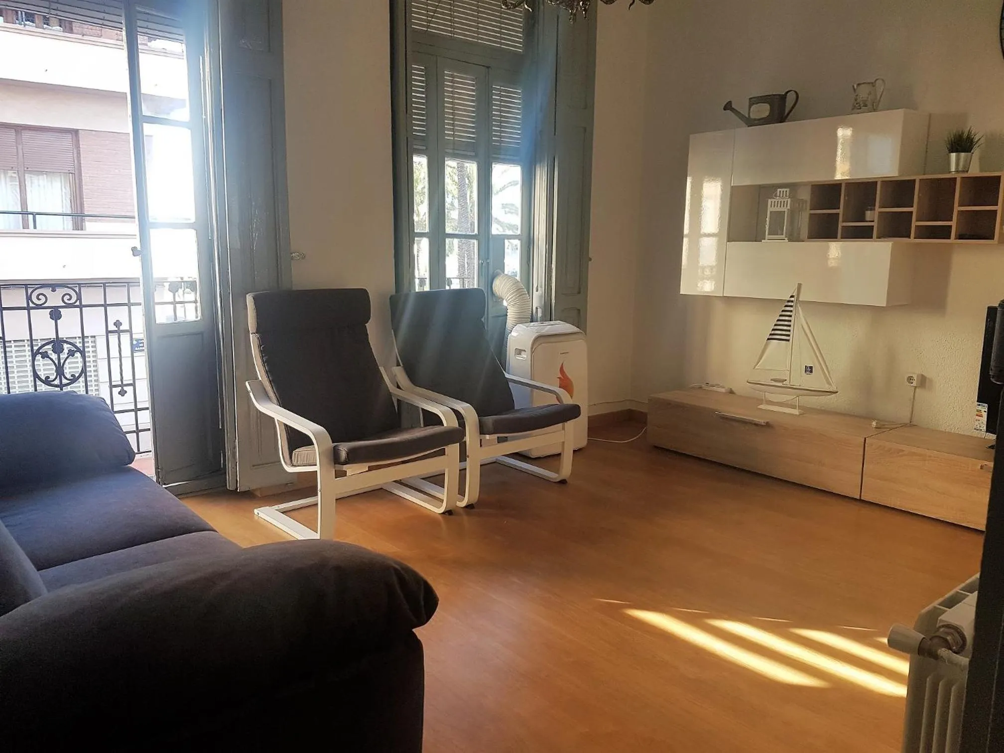 Living room in Apartamento con vistas a la Marina Real