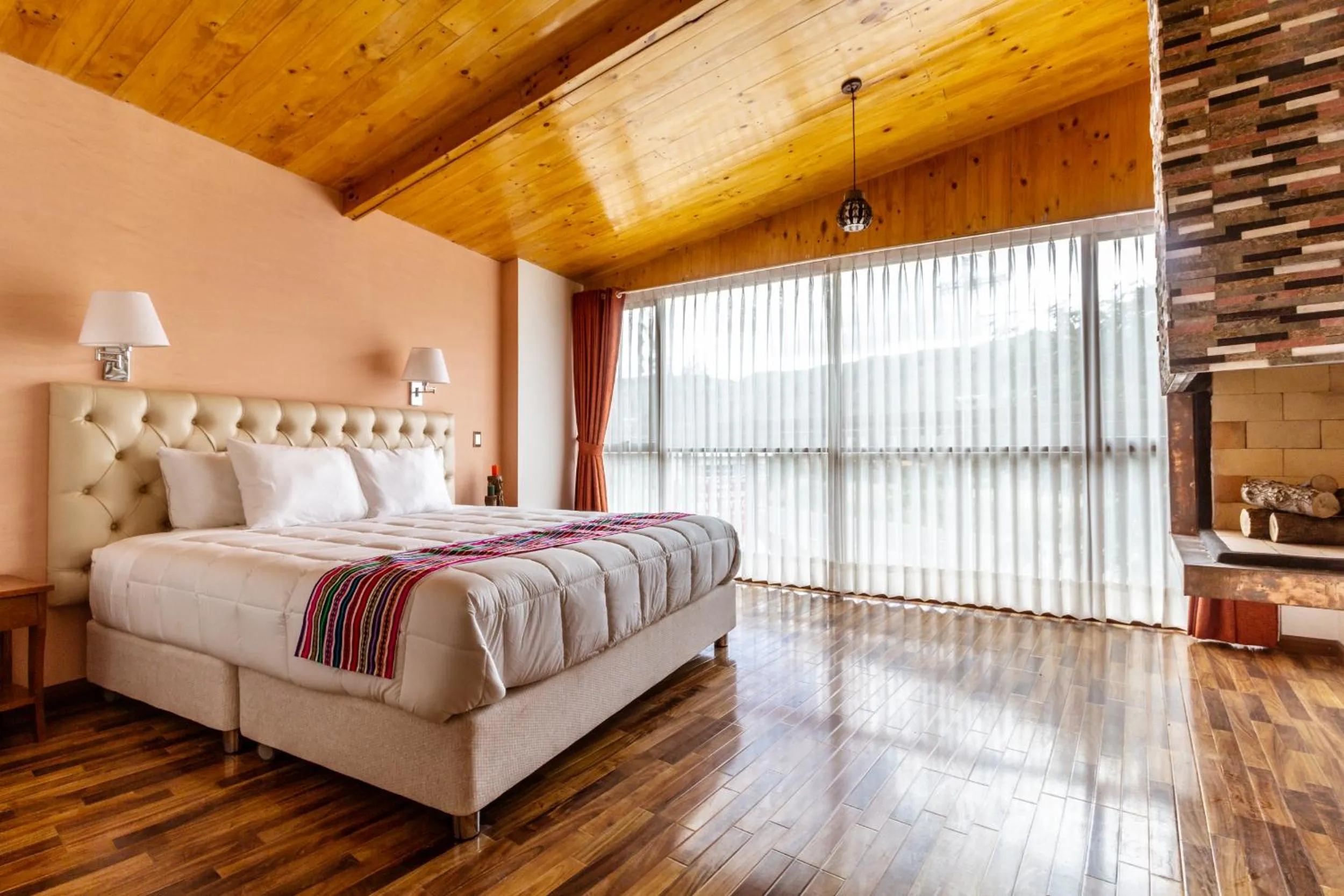 Bed in Hacienda del Valle Sagrado