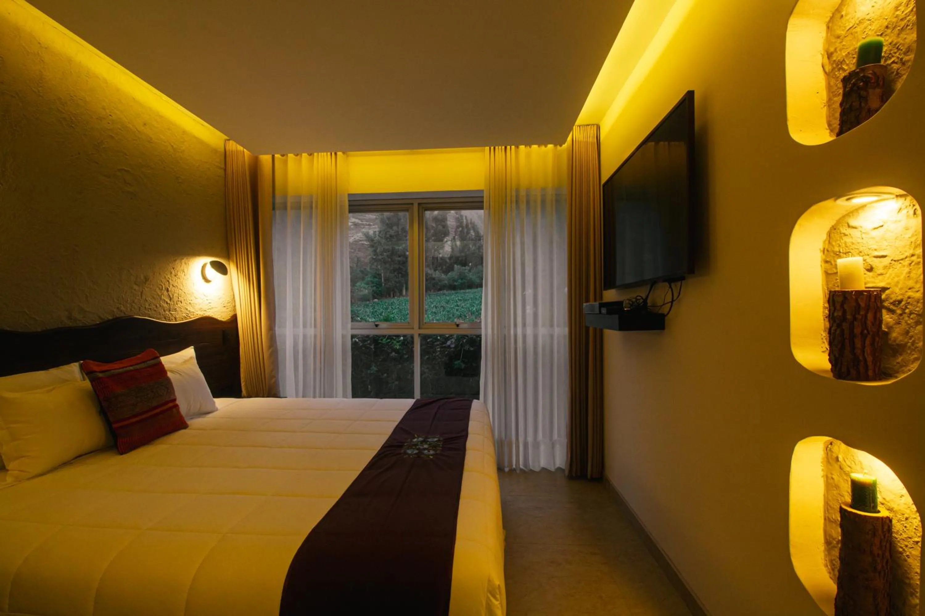 Bed in Hacienda del Valle Sagrado