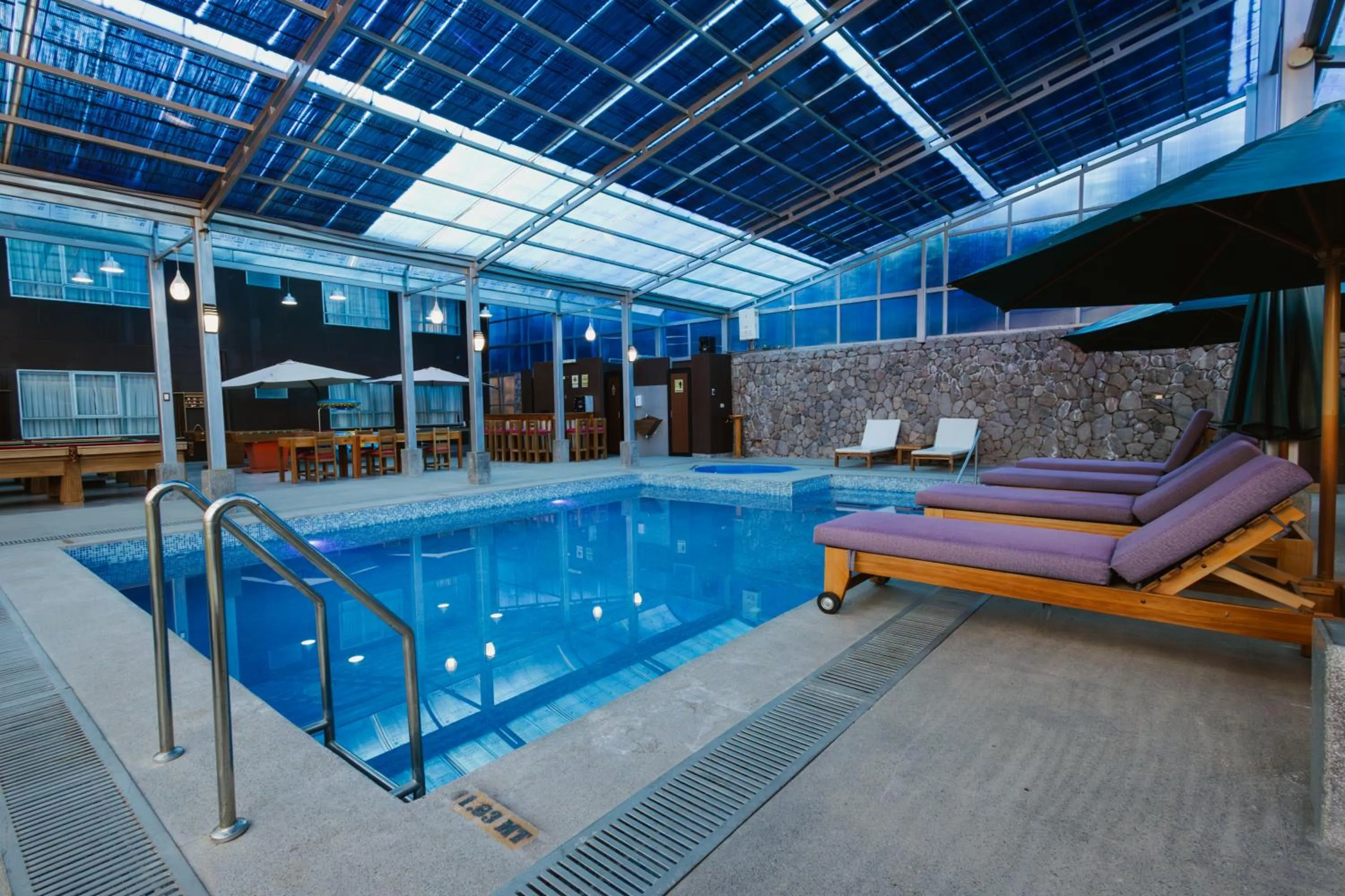 Pool view in Hacienda del Valle Sagrado