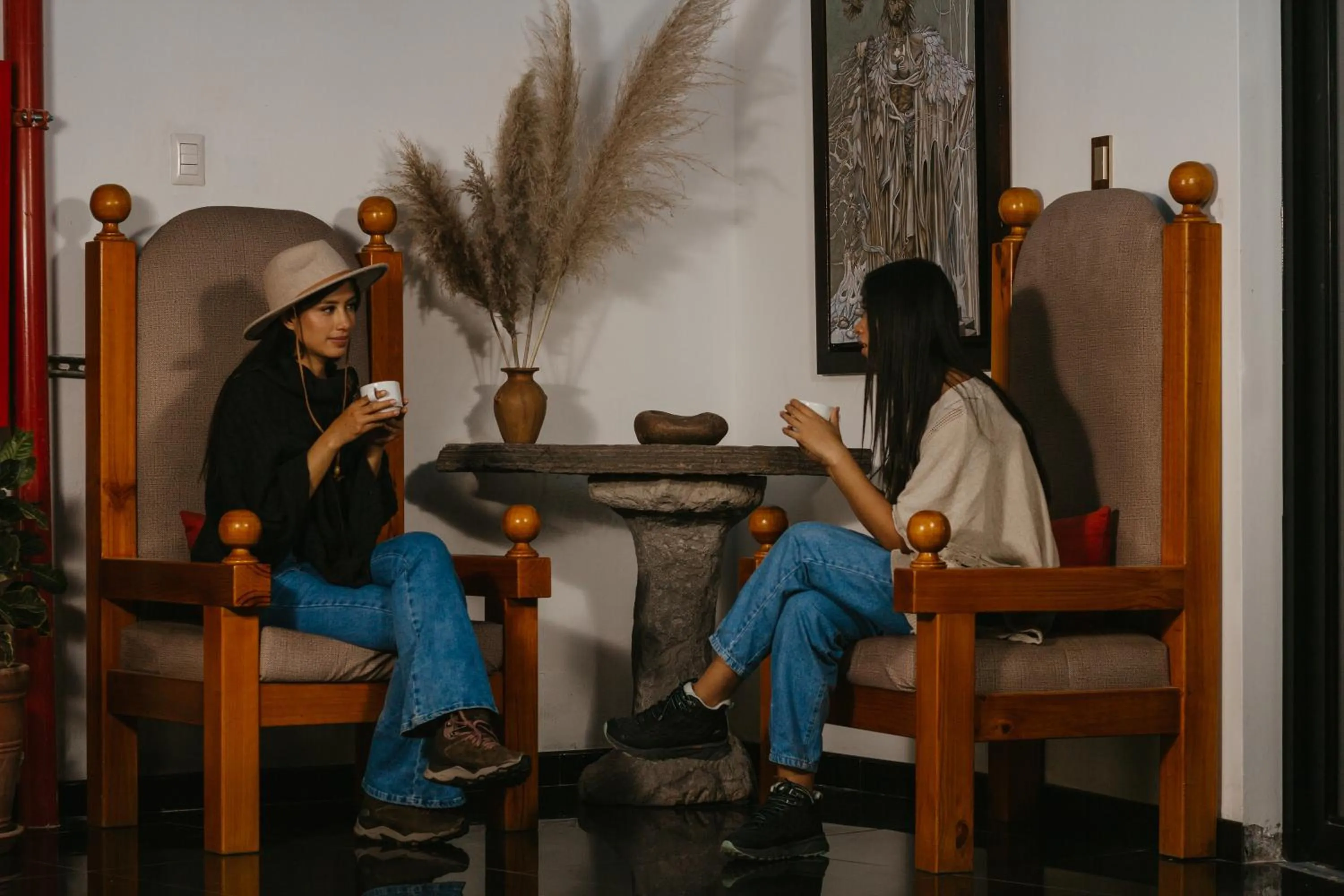 Living room in Hacienda del Valle Sagrado