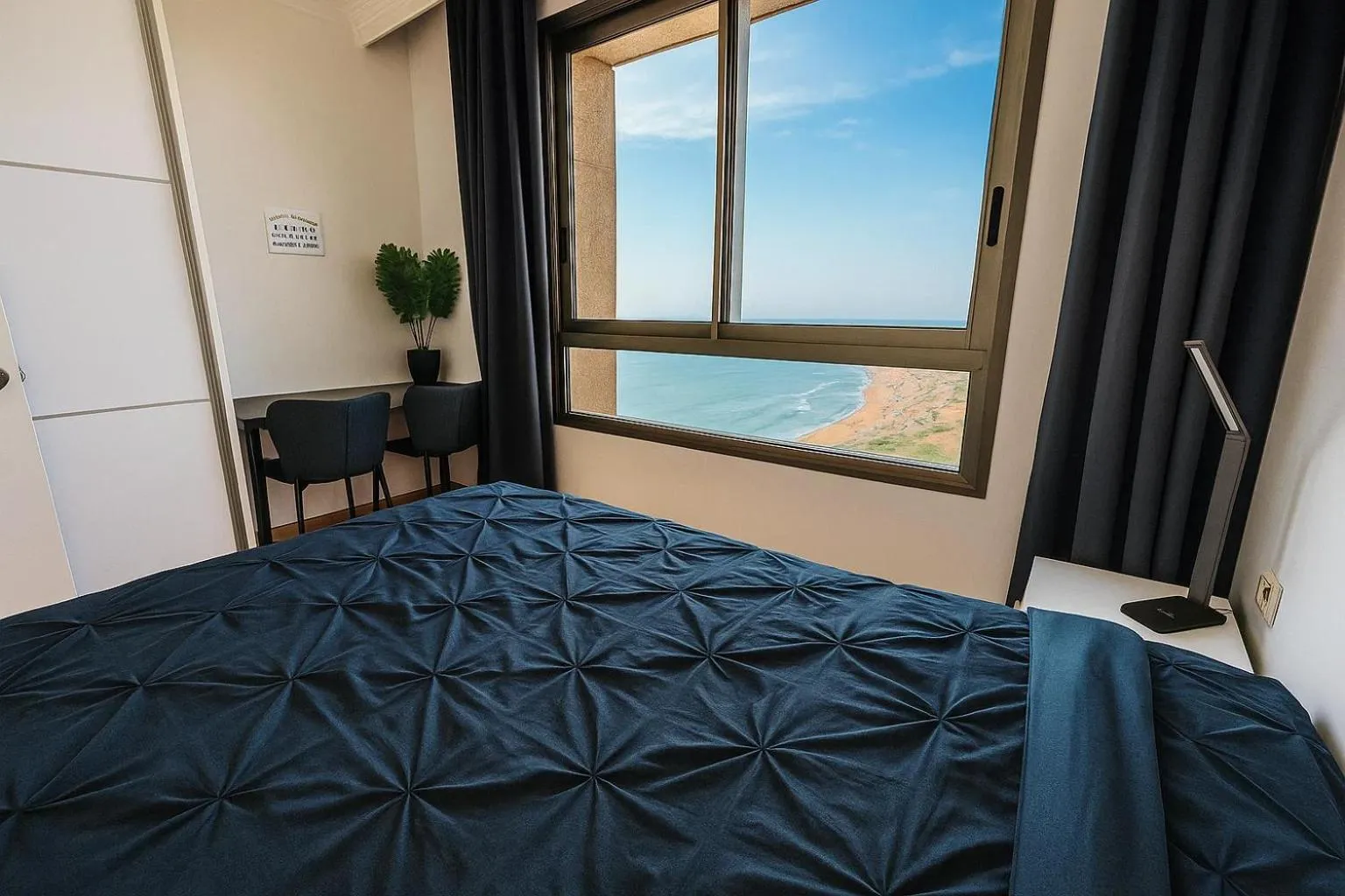 Bed in Luxurious Beach apartments