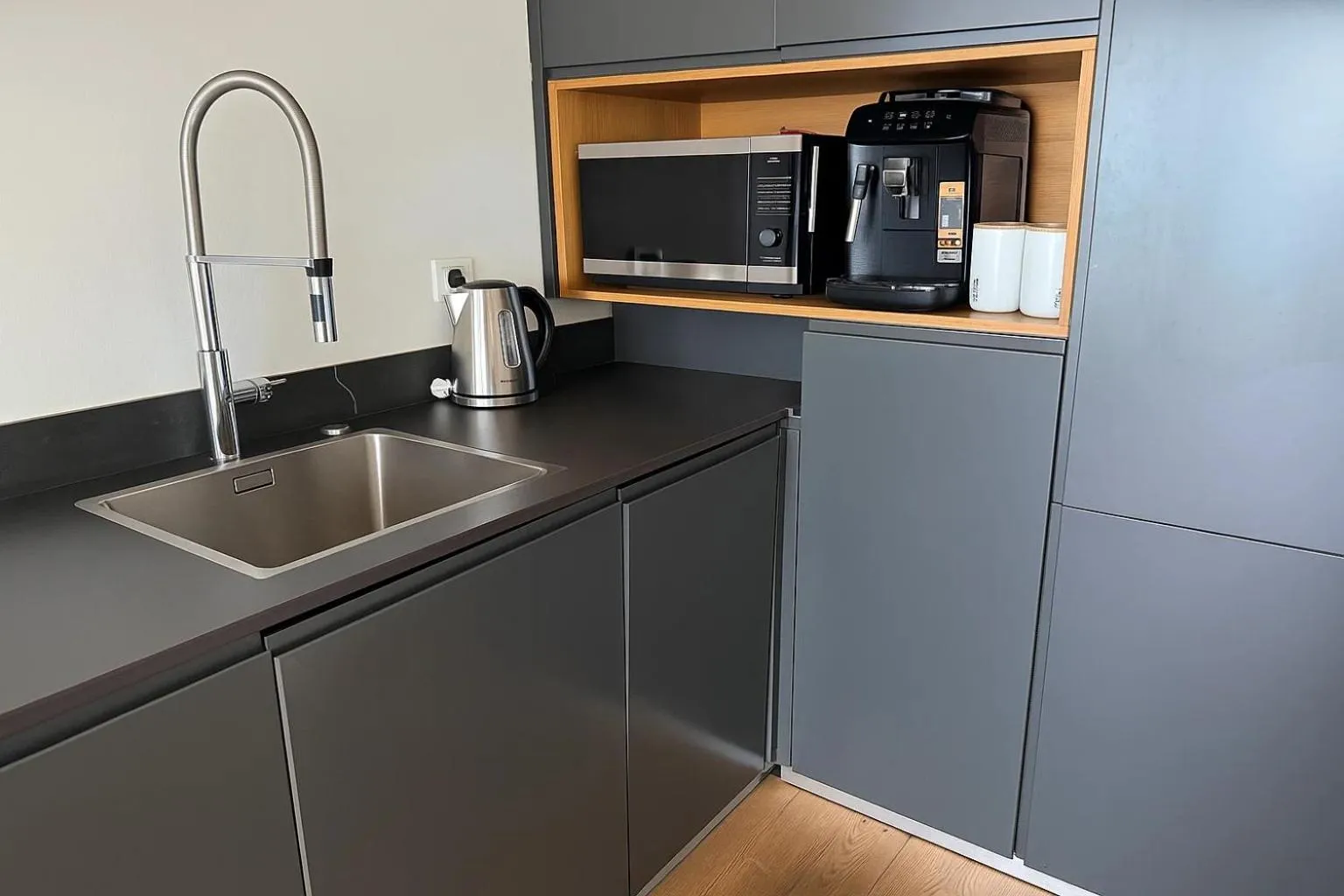 kitchen in Luxurious Beach apartments