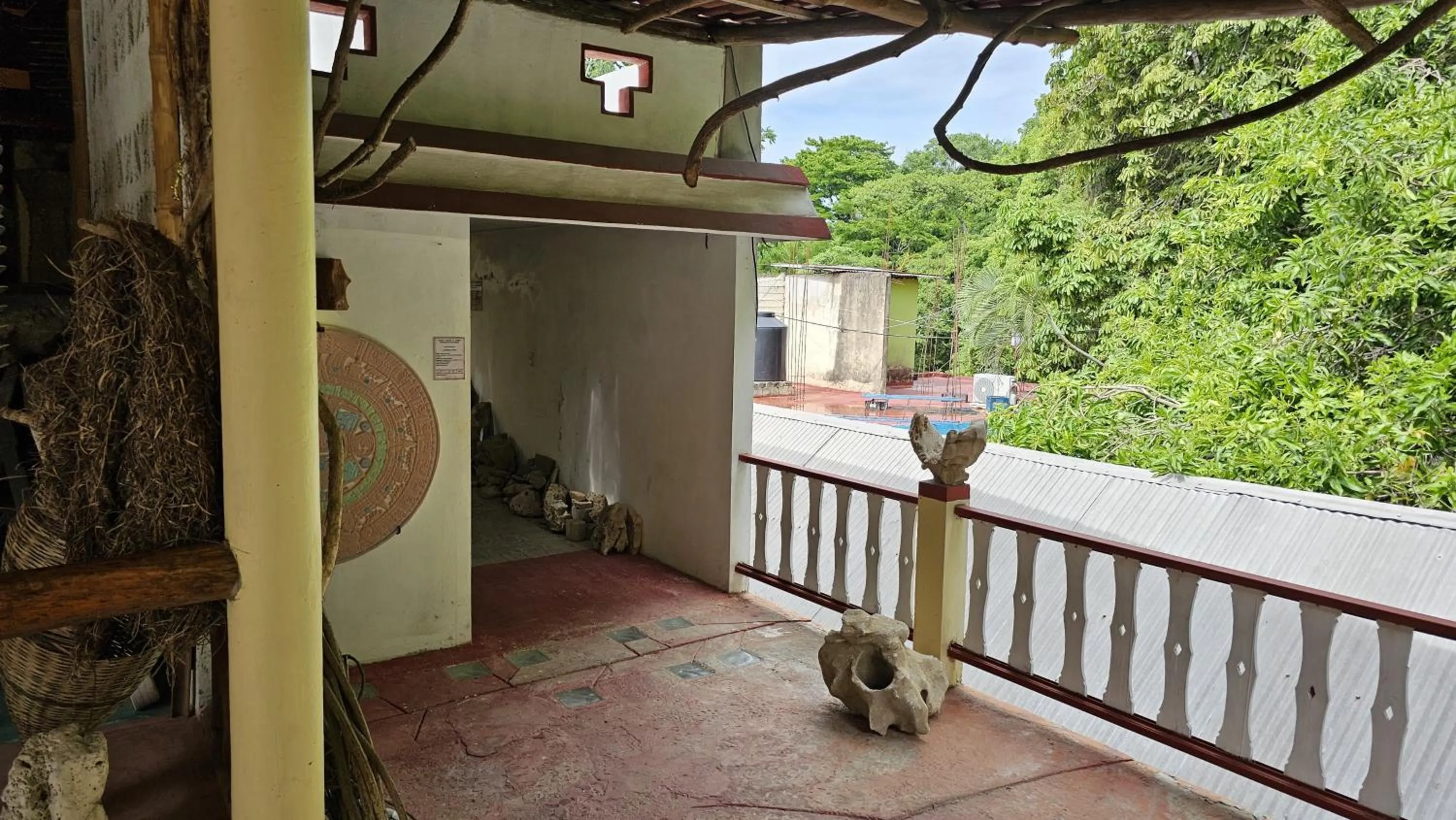 Garden view in Hotel - Museo Xibalba