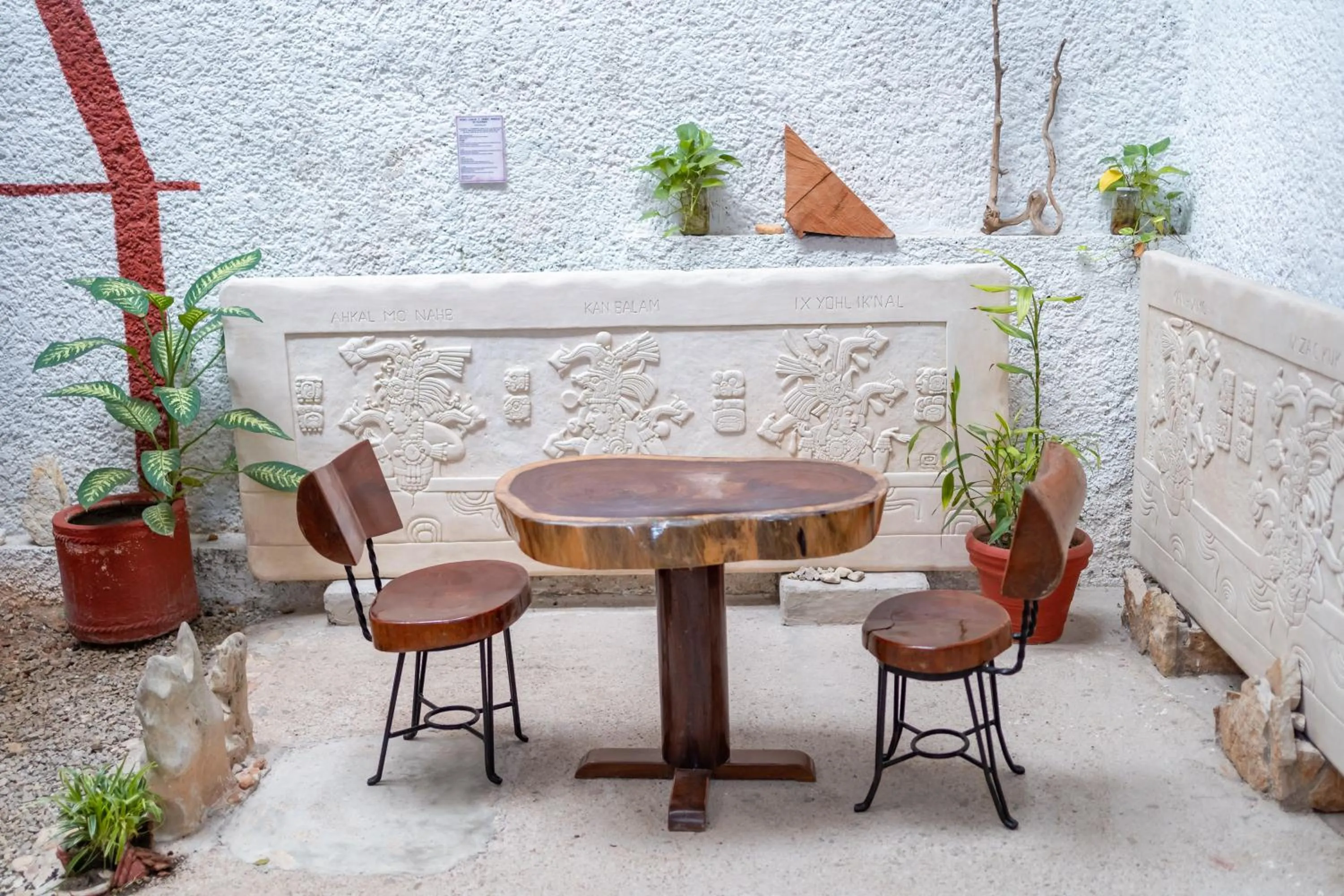 Patio in Hotel - Museo Xibalba