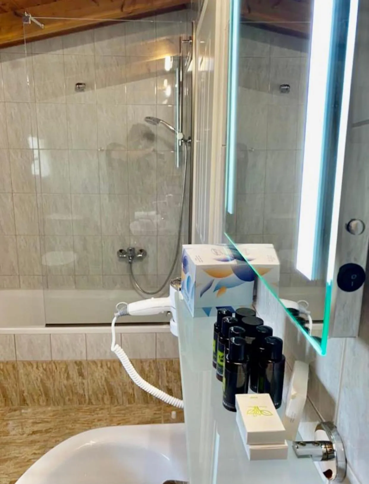 Bathroom in IONIAN SUITES by Bruskos