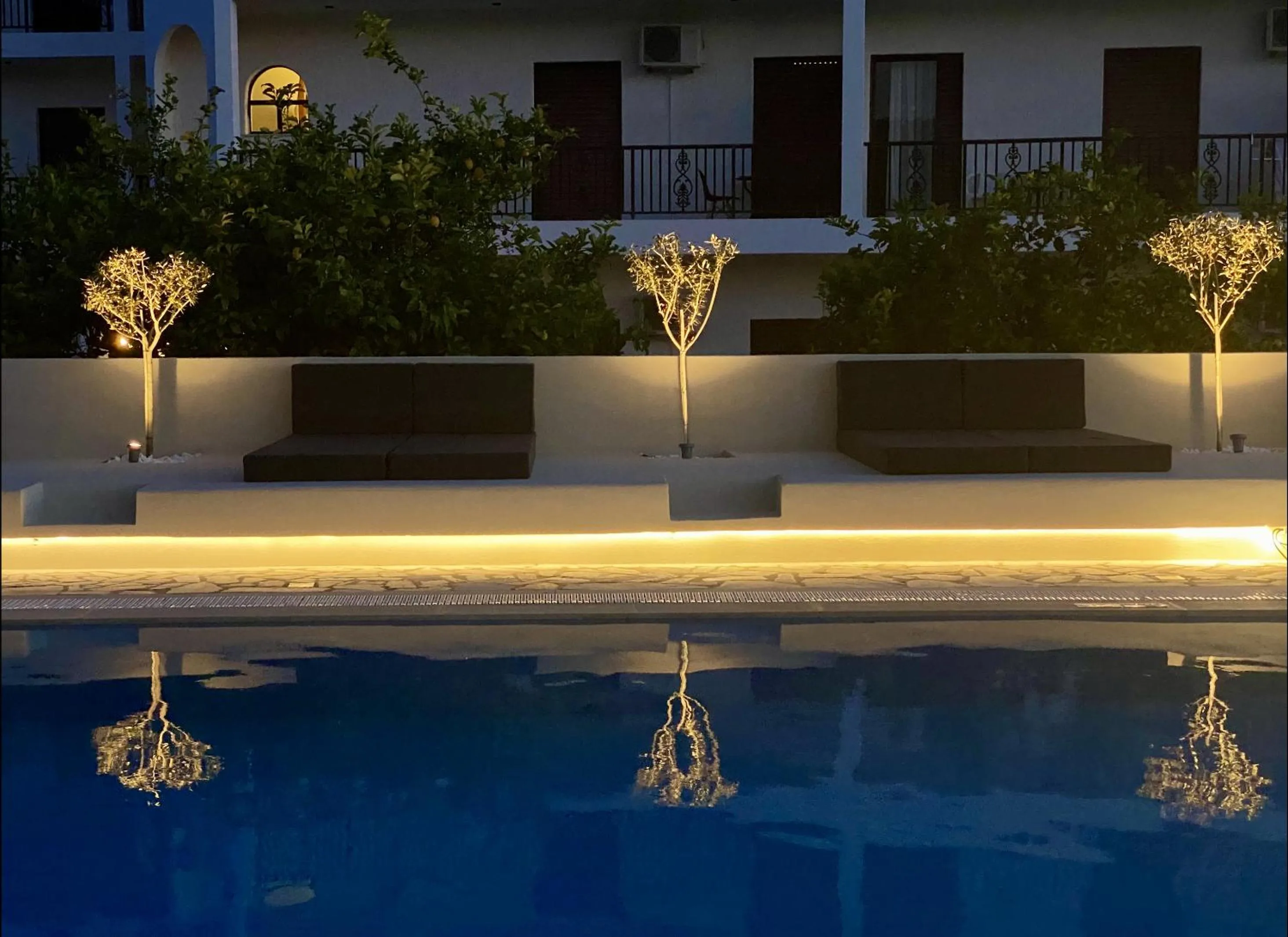 Pool view in IONIAN SUITES by Bruskos