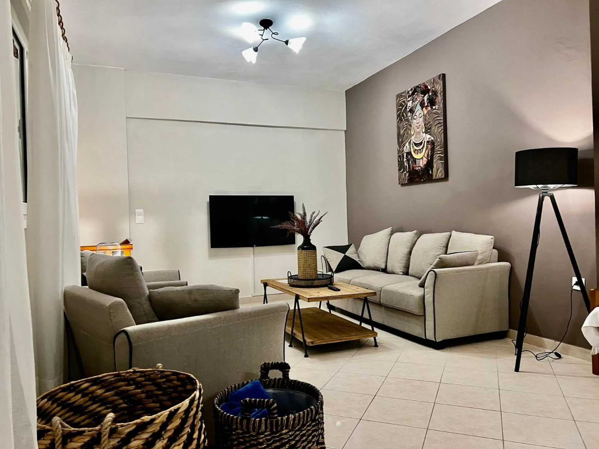 Living room in IONIAN SUITES by Bruskos