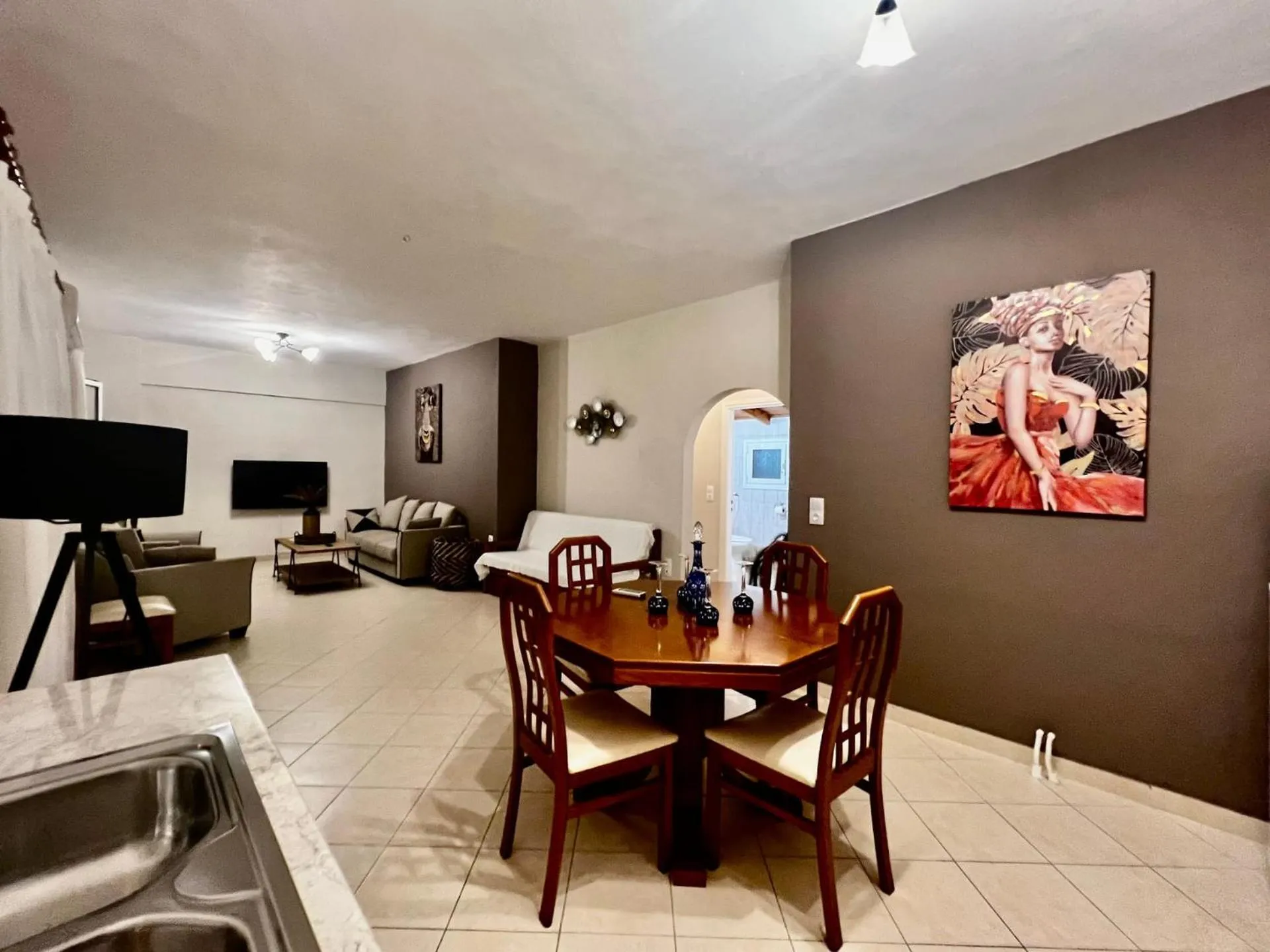 Living room in IONIAN SUITES by Bruskos