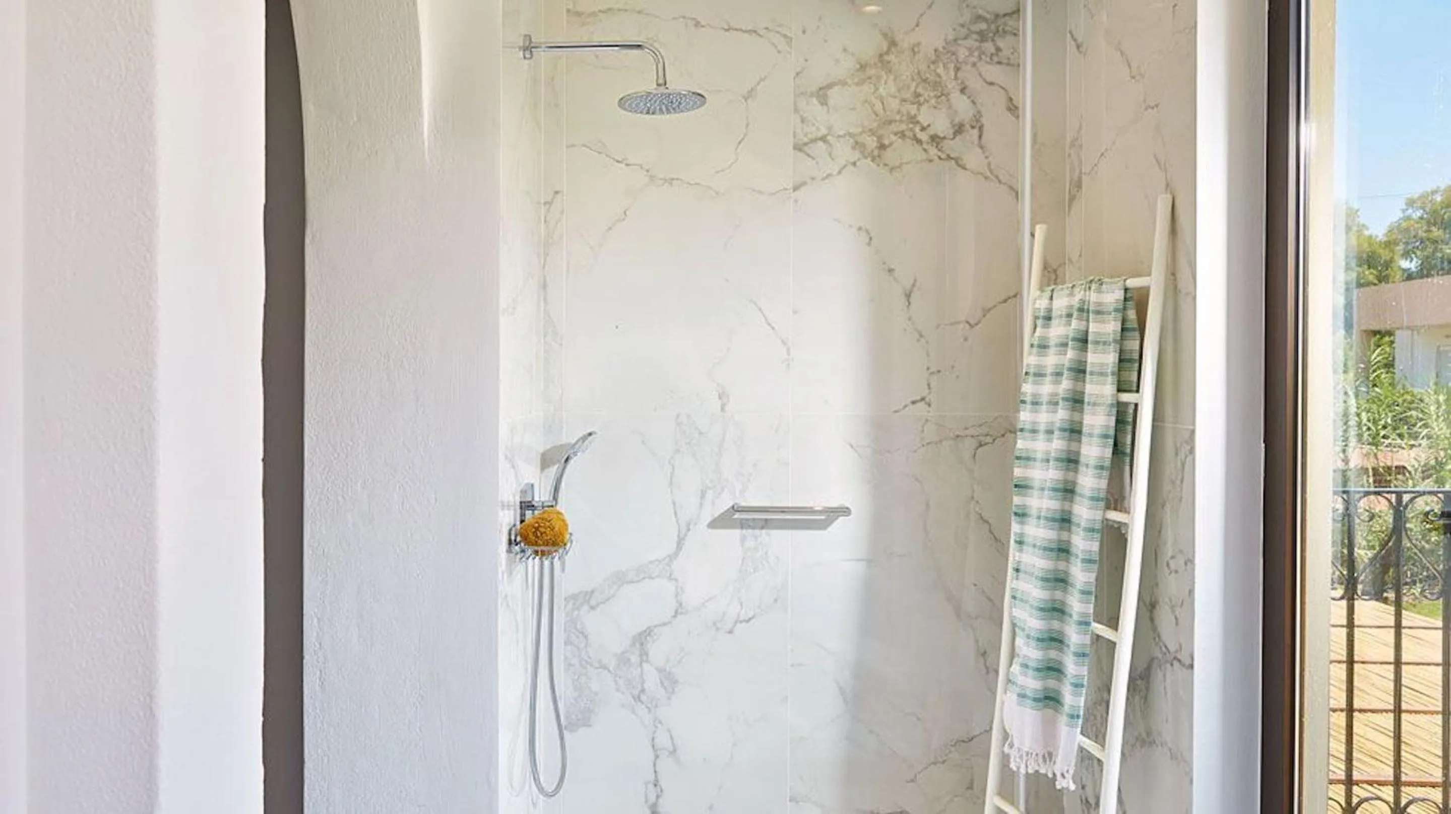 Shower in IONIAN SUITES by Bruskos