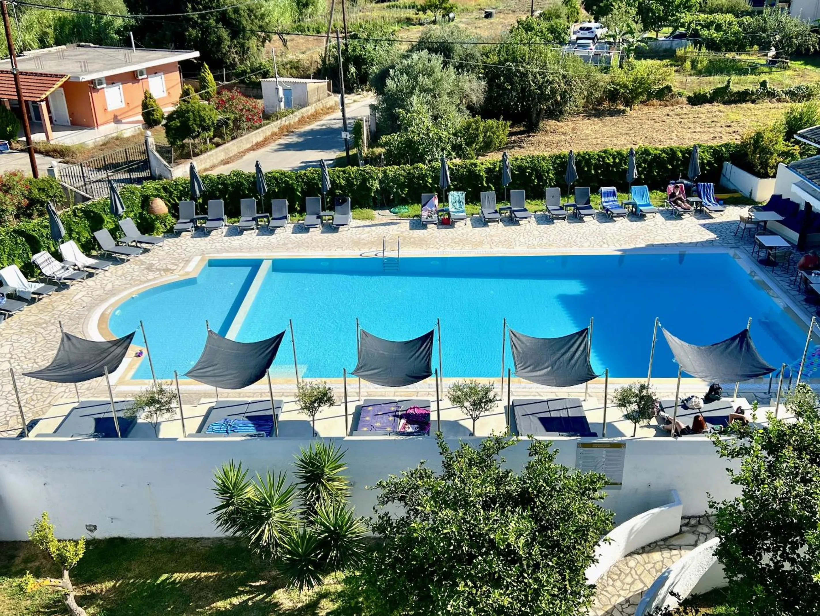 Pool view in IONIAN SUITES by Bruskos