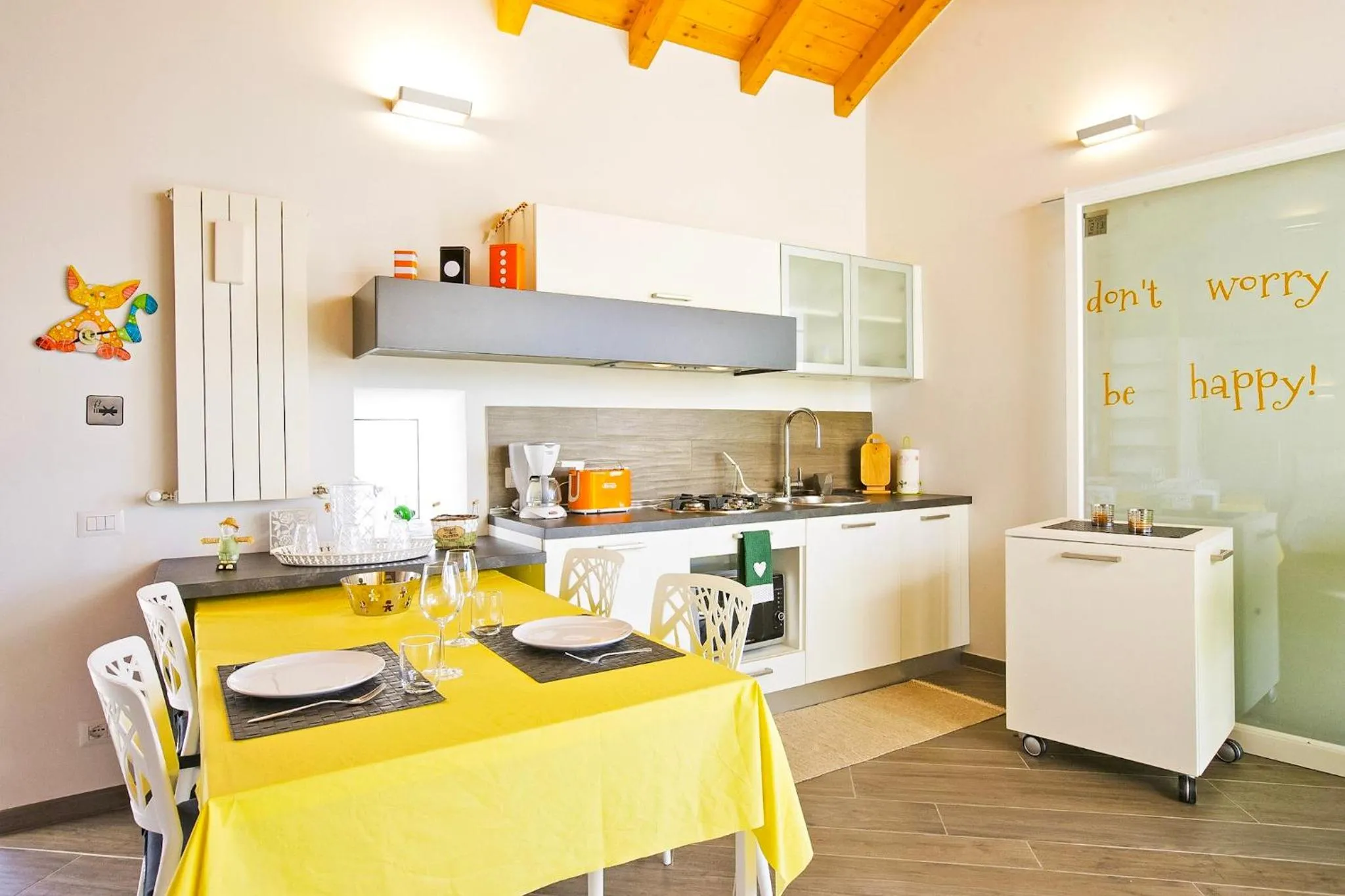 Kitchen or kitchenette in Casa Lumaca
