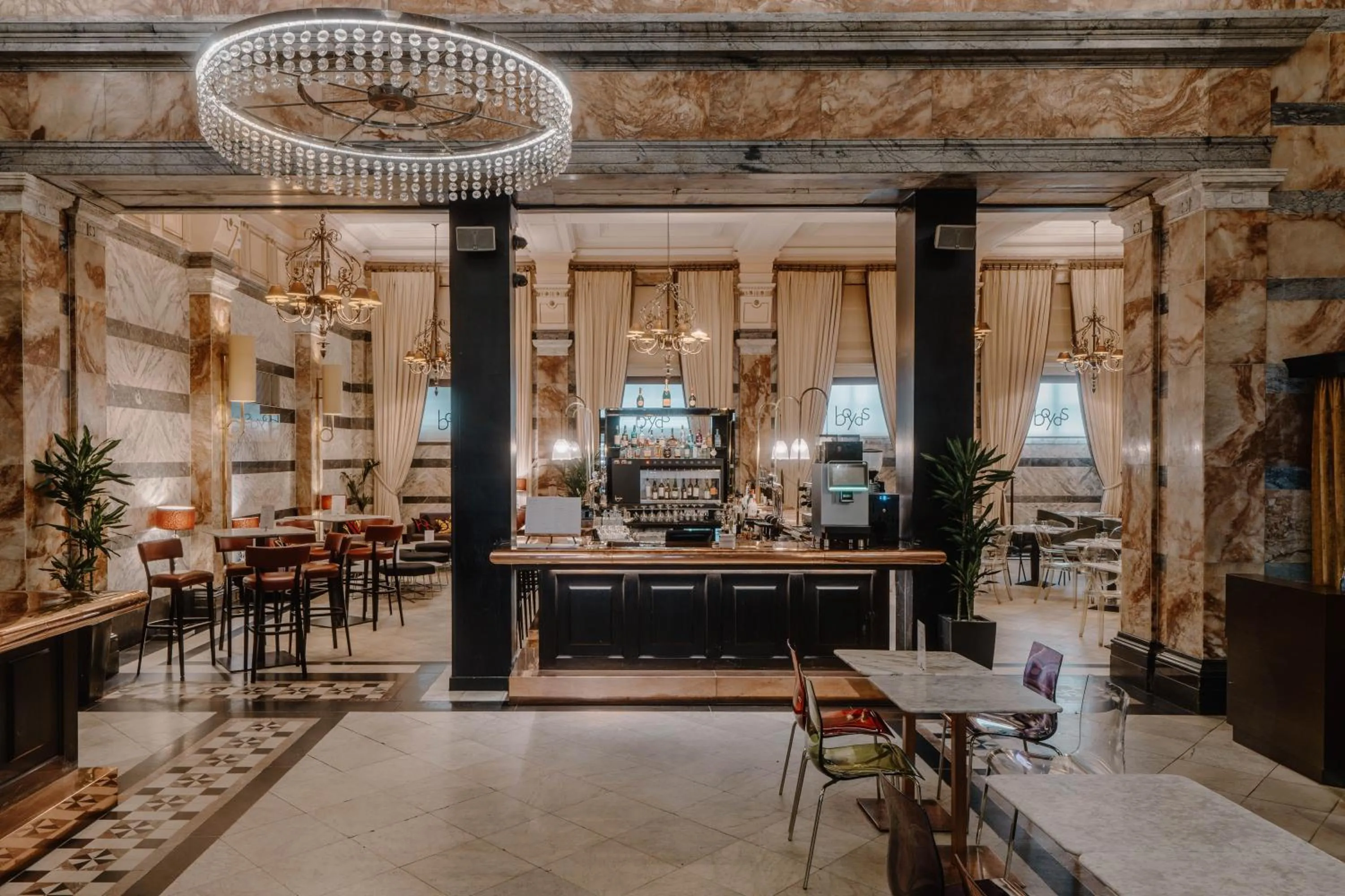 Lobby or reception in The Grand at Trafalgar Square