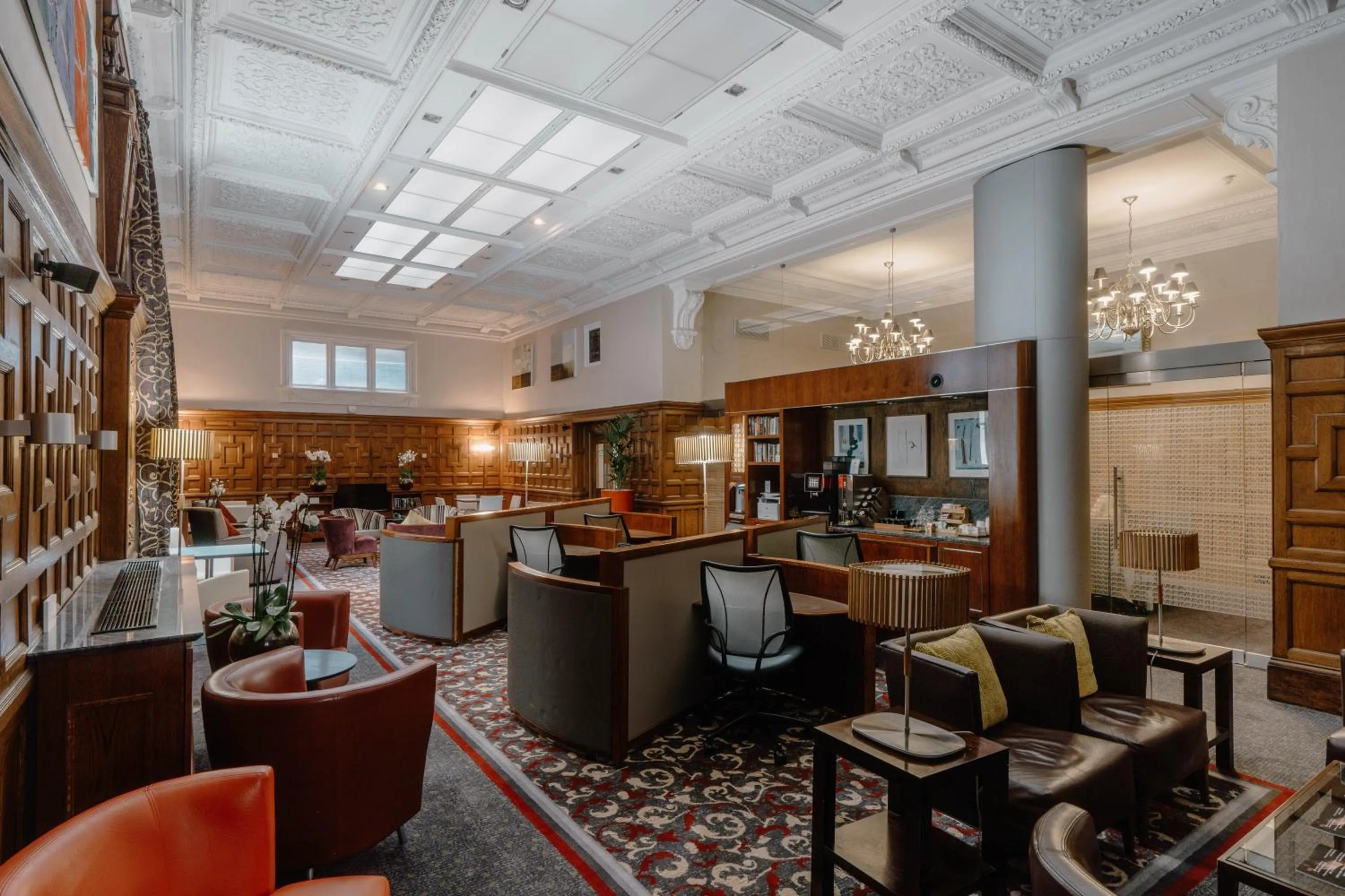 Lobby or reception in The Grand at Trafalgar Square