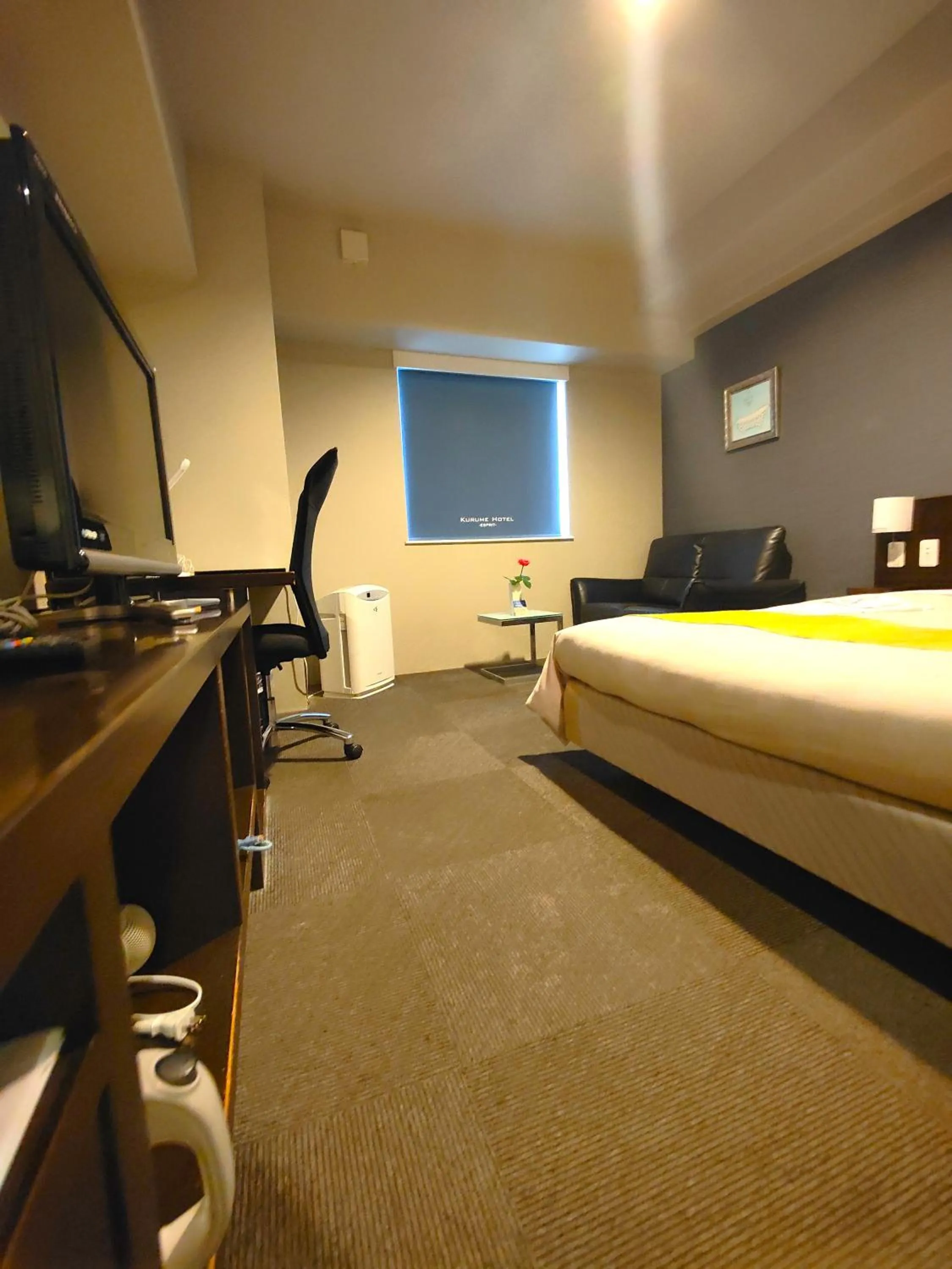 Photo of the whole room, Bed in Kurume Hotel Esprit
