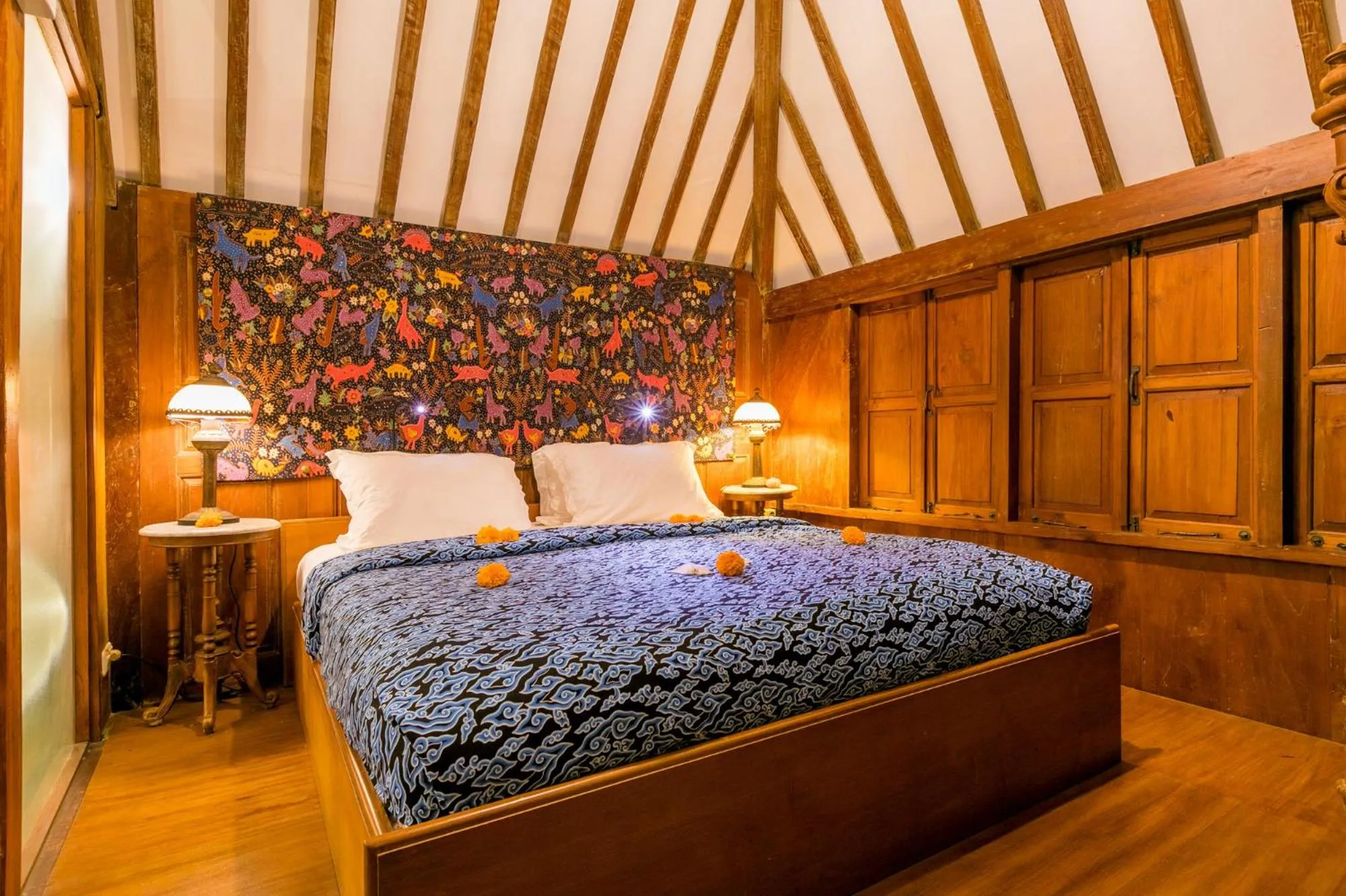 View (from property/room), Bed in Villa Kampung Kecil Boutique Hotel