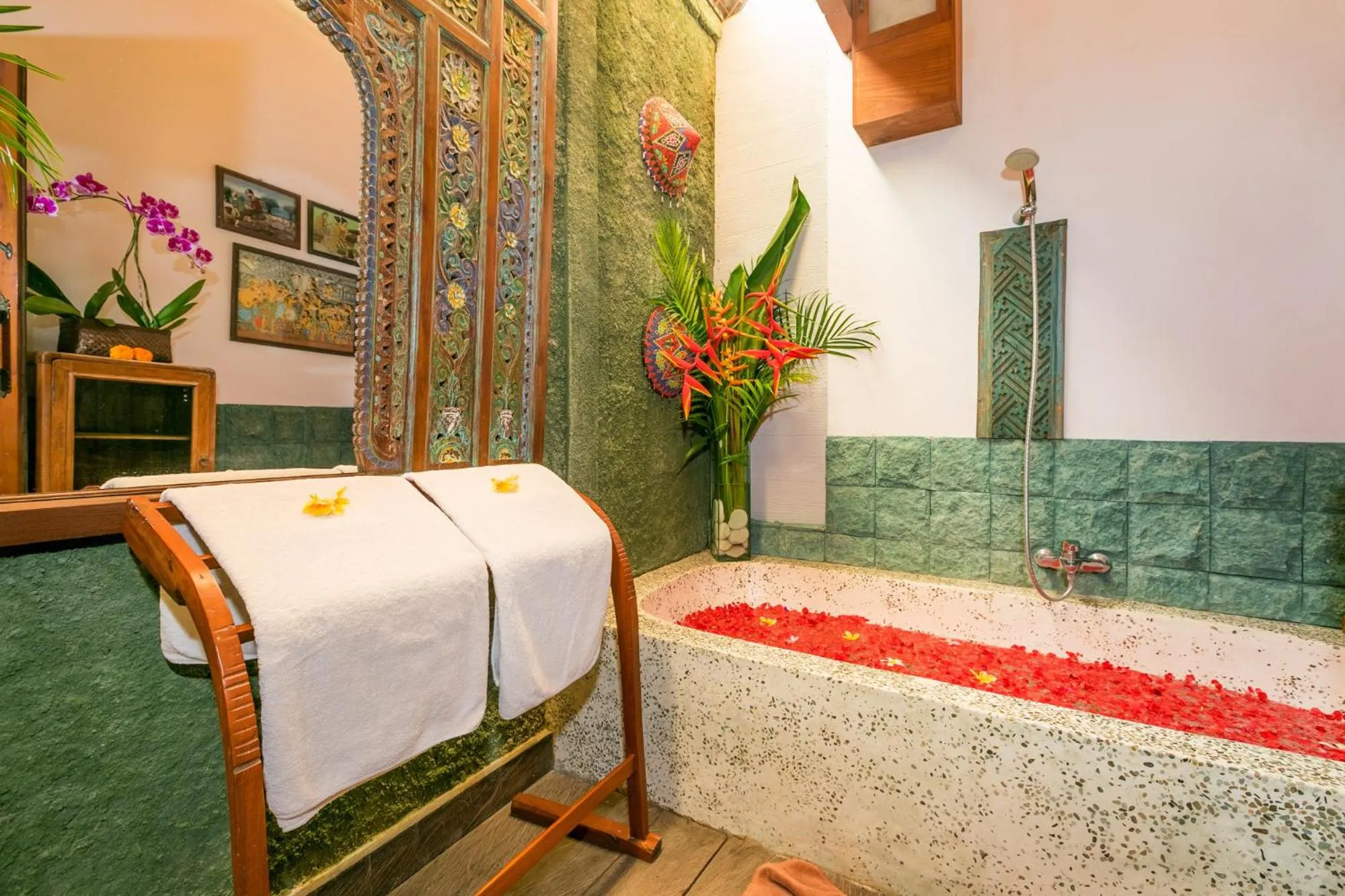 Toilet, Bed in Villa Kampung Kecil Boutique Hotel