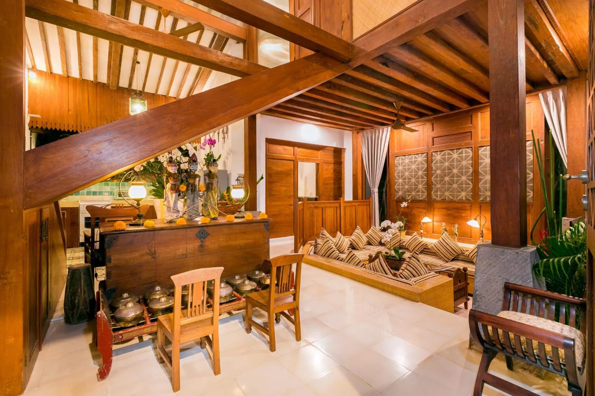 Living room in Villa Kampung Kecil Boutique Hotel