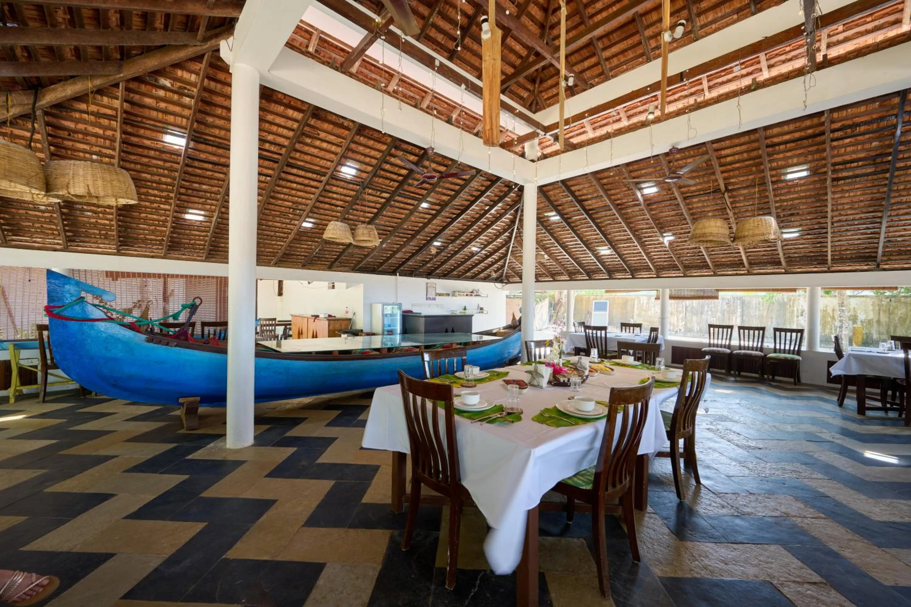 Dining area in Seclude Kerala, Marari Sands