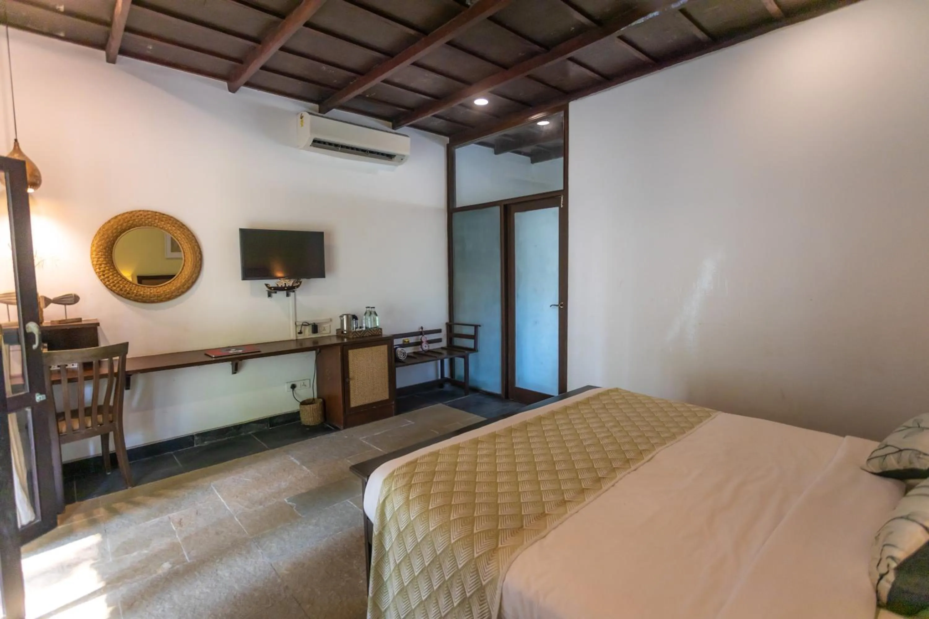 Photo of the whole room, Bed in Seclude Kerala, Marari Sands