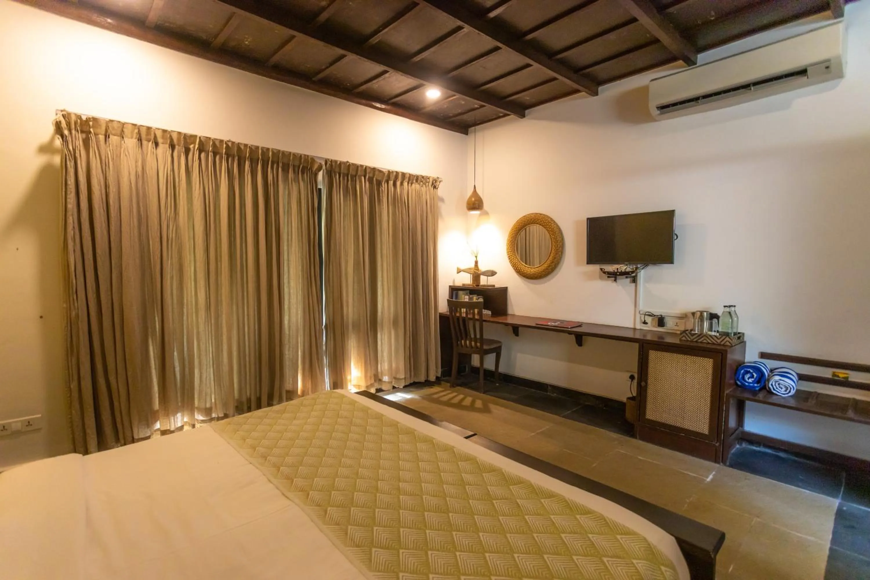 Photo of the whole room, Bed in Seclude Kerala, Marari Sands