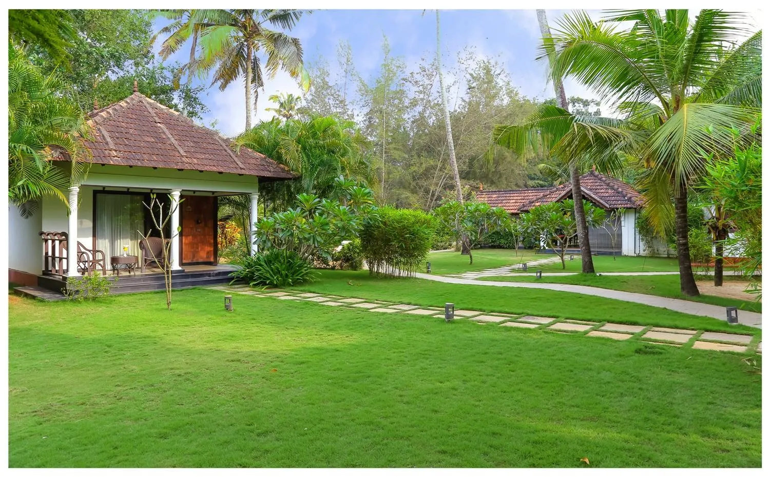 Garden in Seclude Kerala, Marari Sands