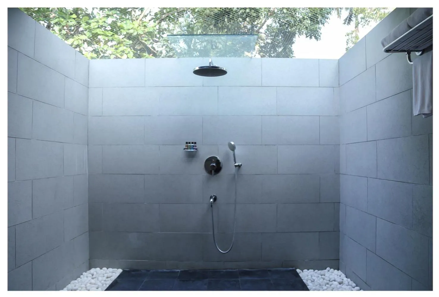 Shower in Seclude Kerala, Marari Sands
