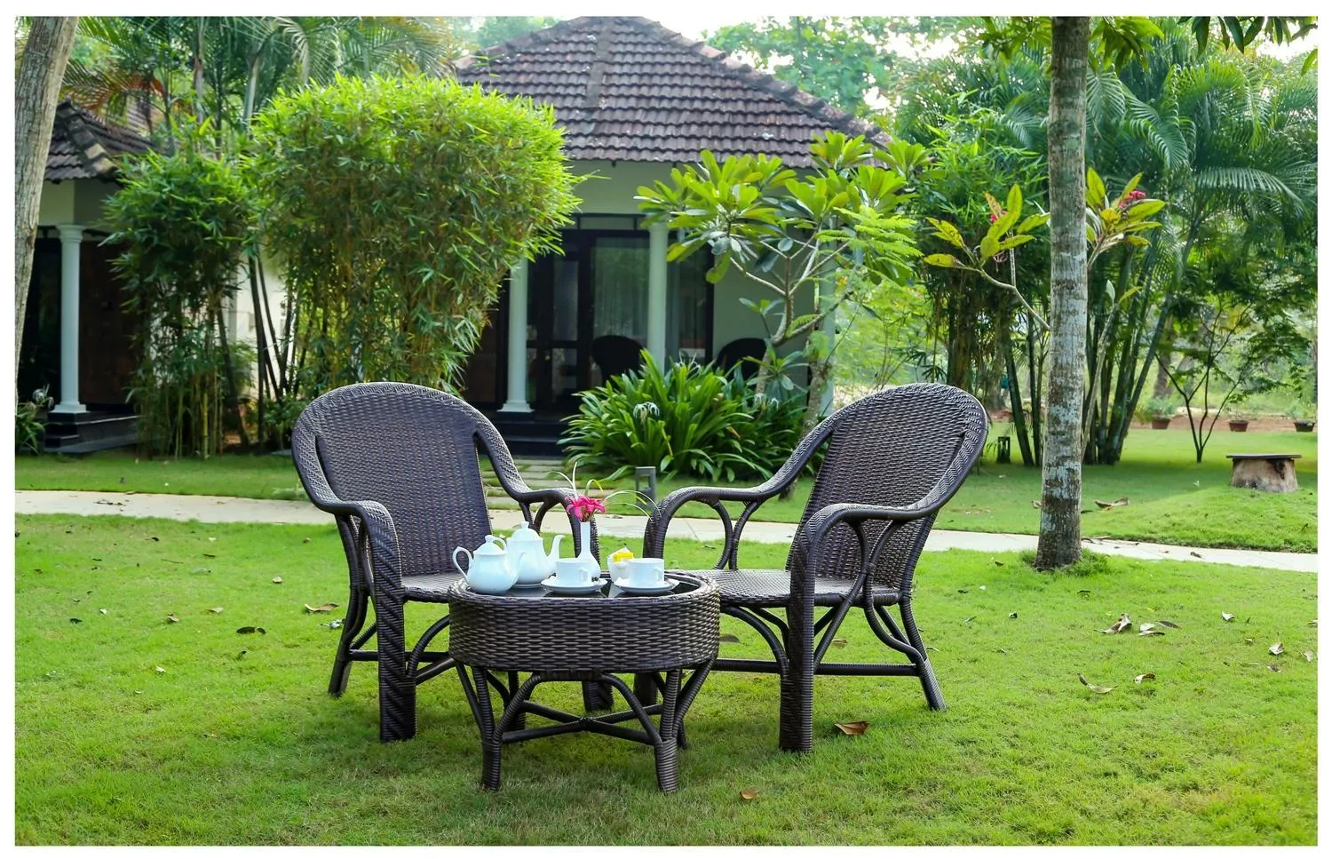 Garden in Seclude Kerala, Marari Sands
