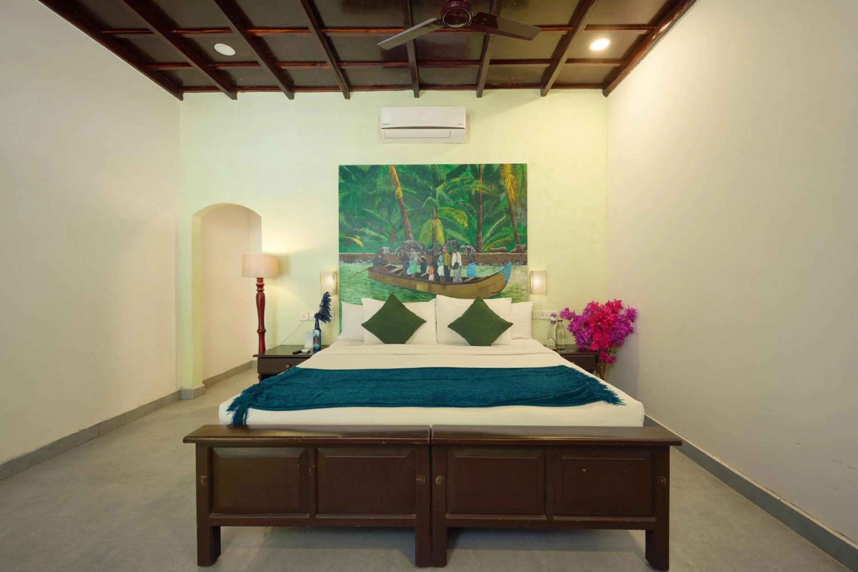 Bedroom, Bed in Seclude Kerala, Marari Sands