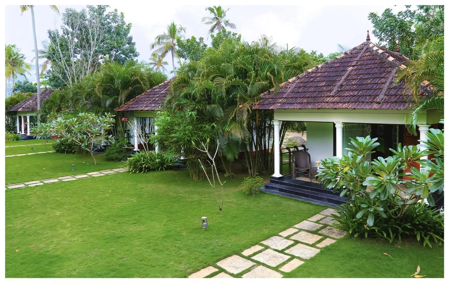 Patio in Seclude Kerala, Marari Sands