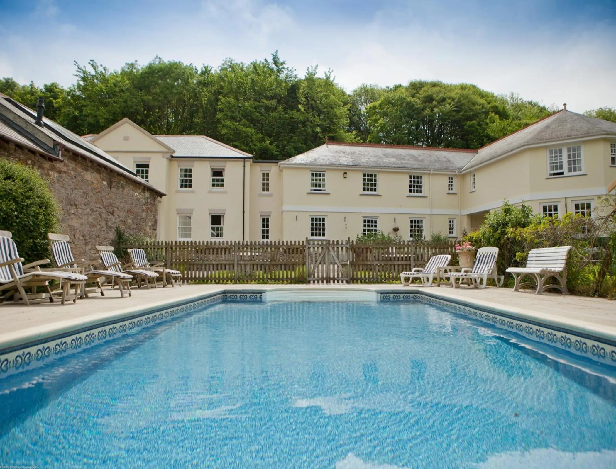 Swimming pool in Rose in Vale Country House Hotel