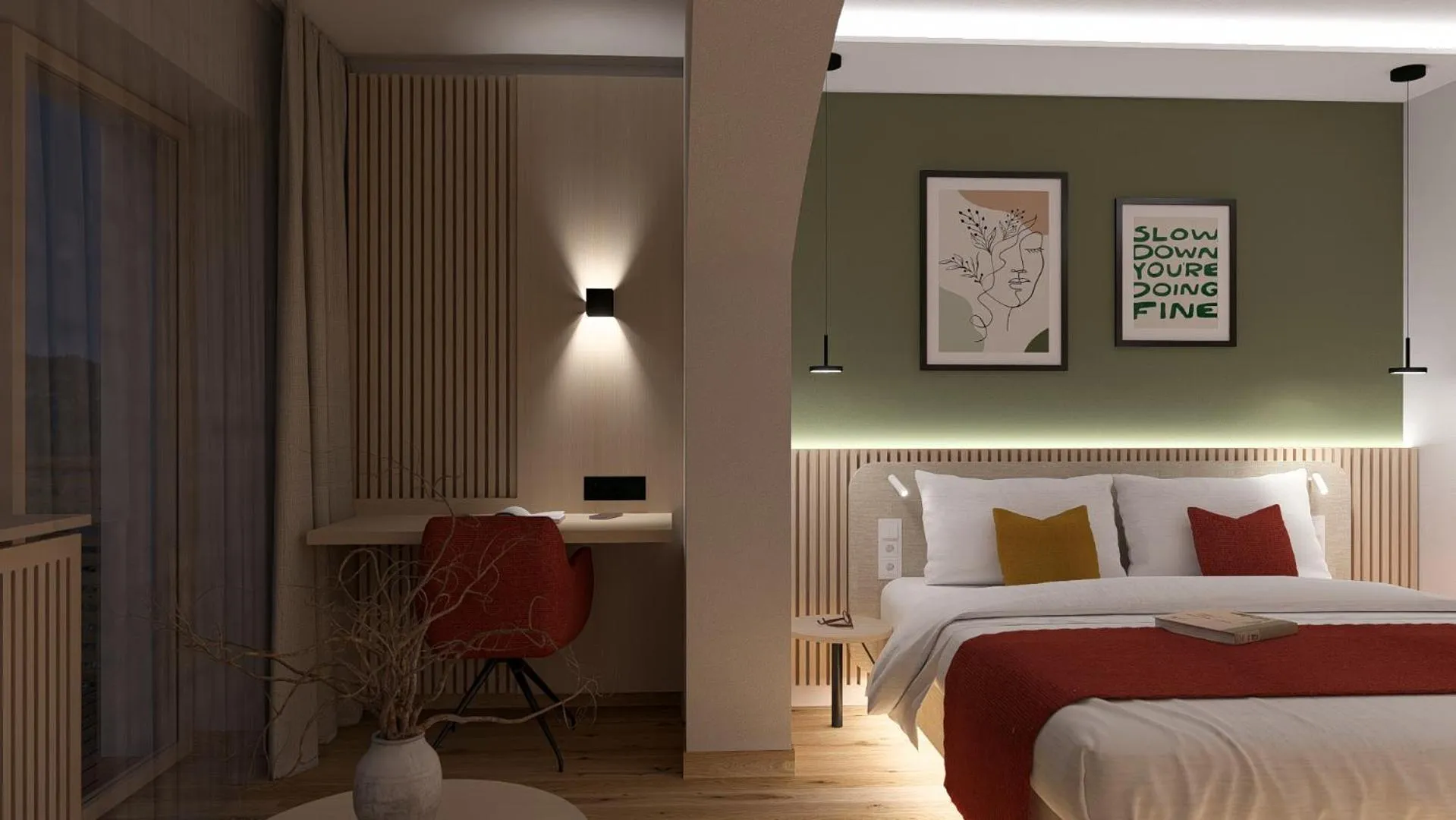 Bed in Impuls Hotel Tirol