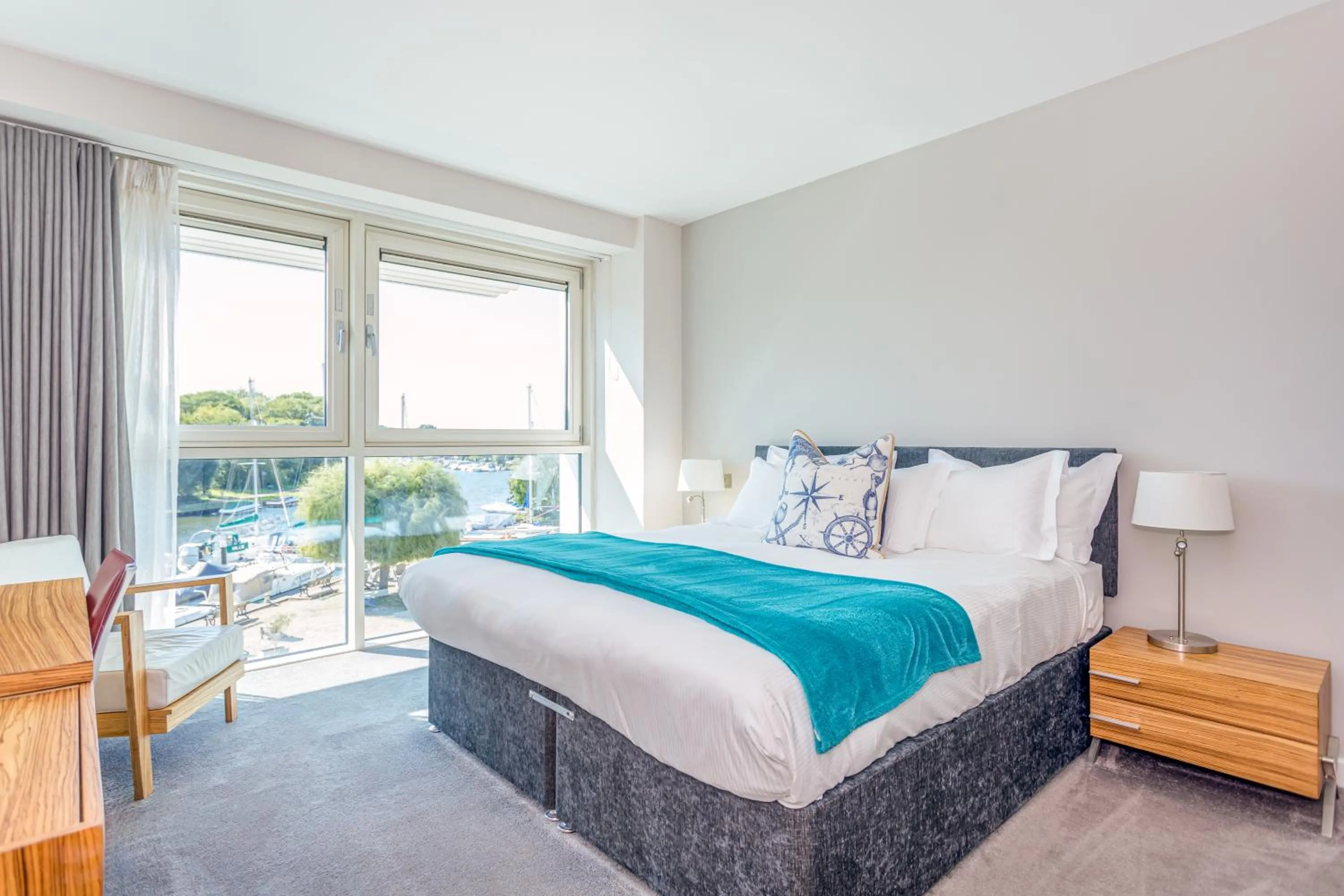 Bed in Captain's Club Hotel & Spa